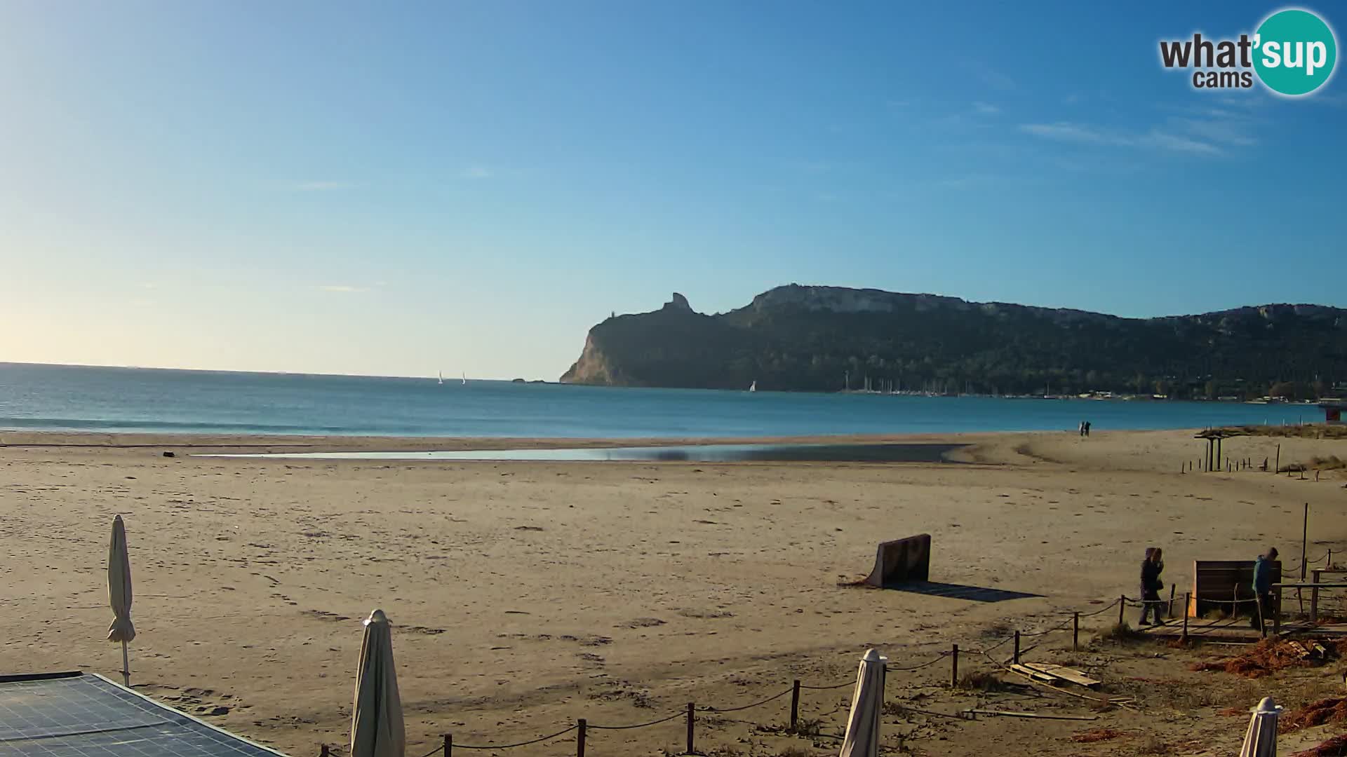 Poetto beach webcam | Cagliari | Sardinija