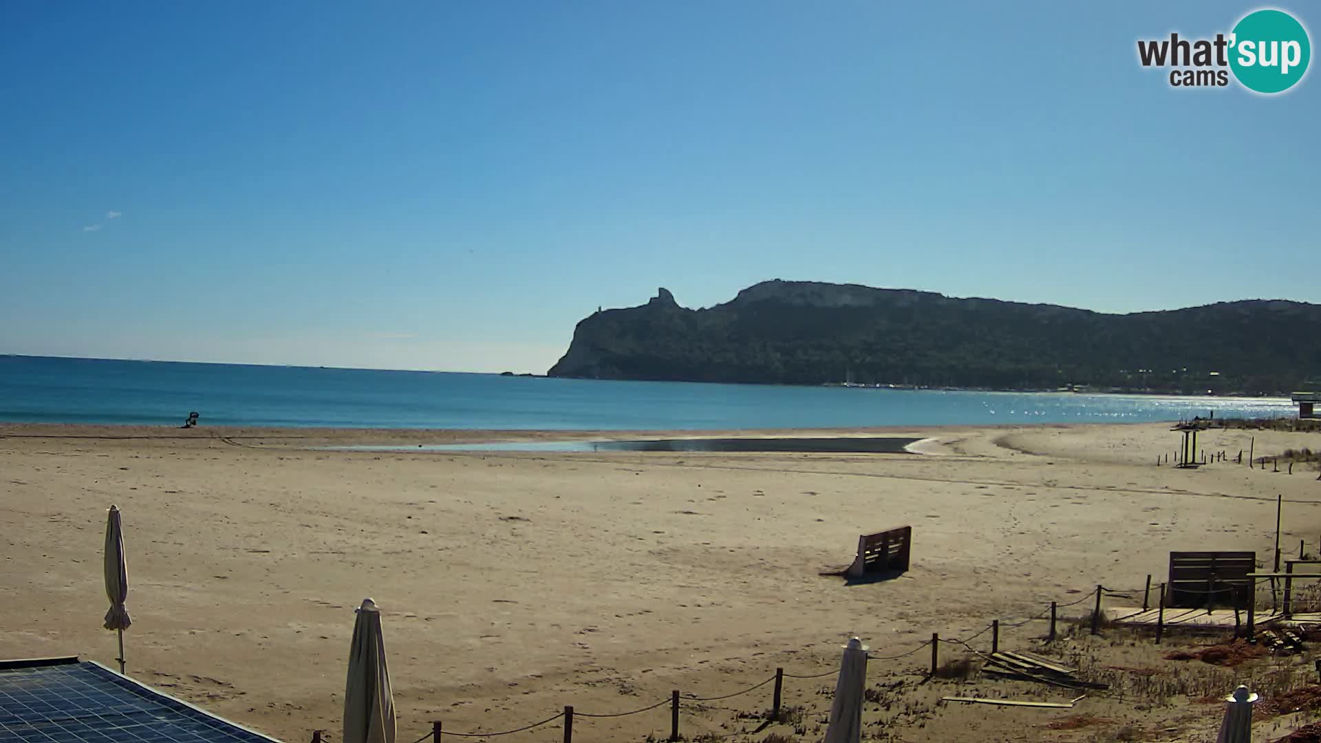 Webcam plage de Poetto | Cagliari | Sardaigne
