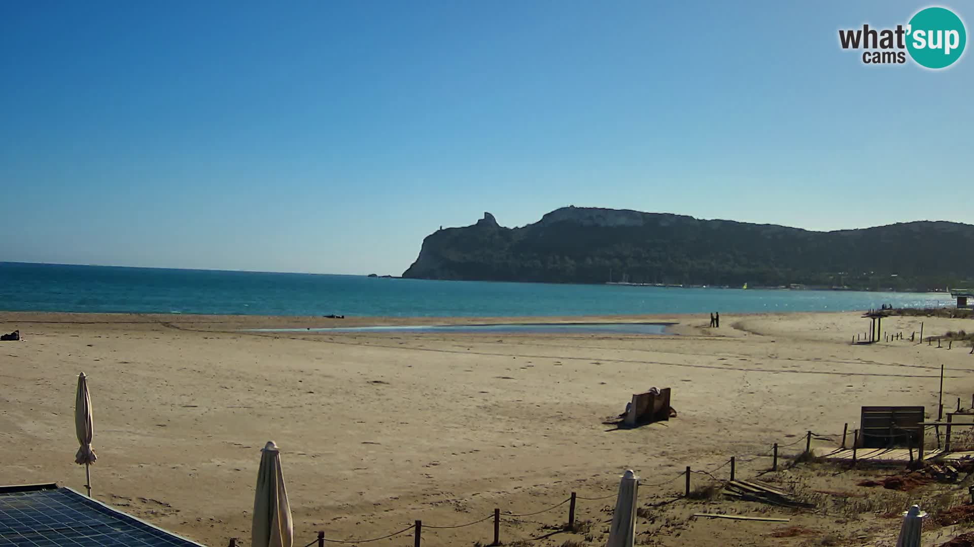Poetto beach webcam | Cagliari | Sardinija