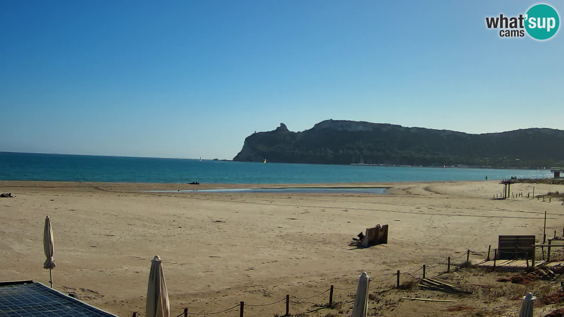 Webcam plage de Poetto | Cagliari | Sardaigne