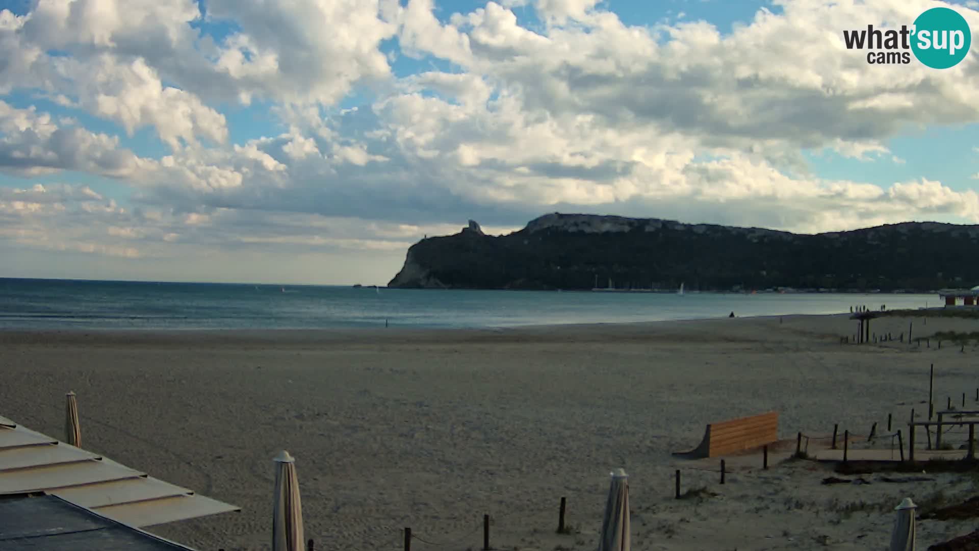 Poetto beach webcam | Cagliari | Sardinija