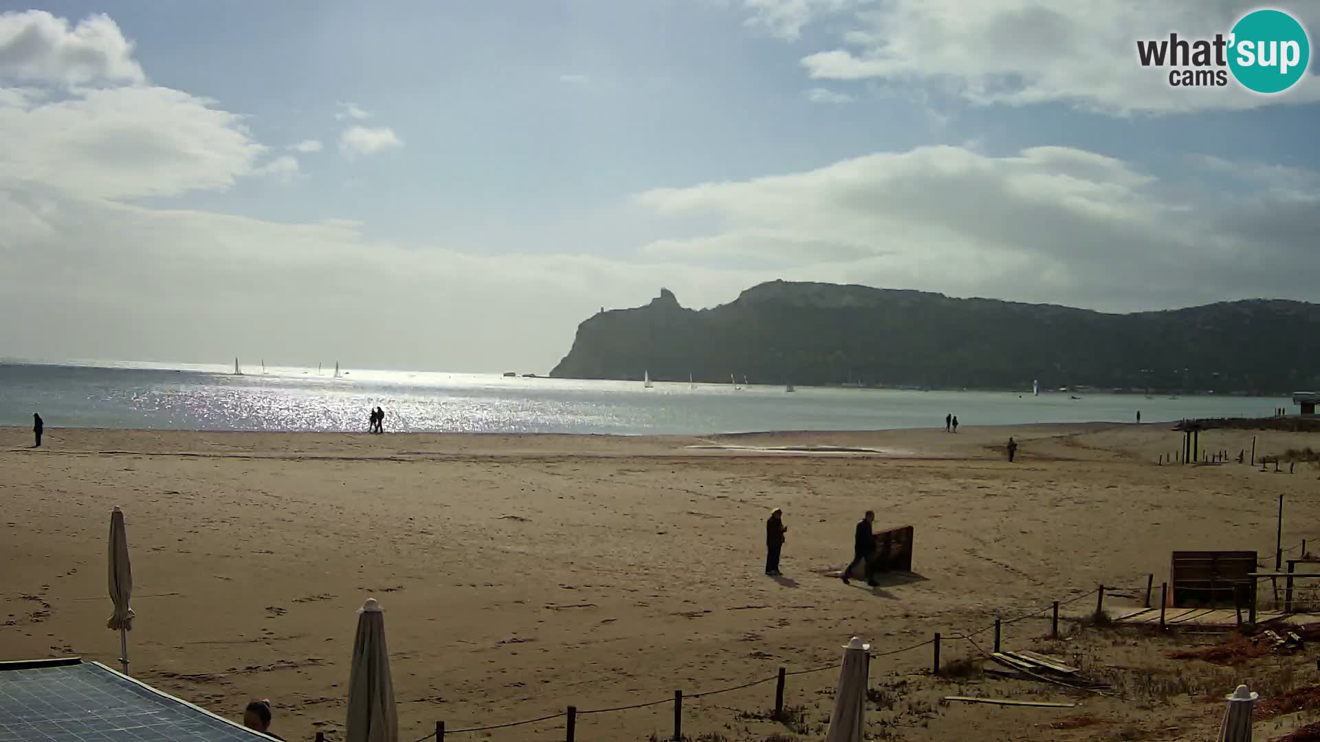 Poetto beach webcam | Cagliari | Sardinija