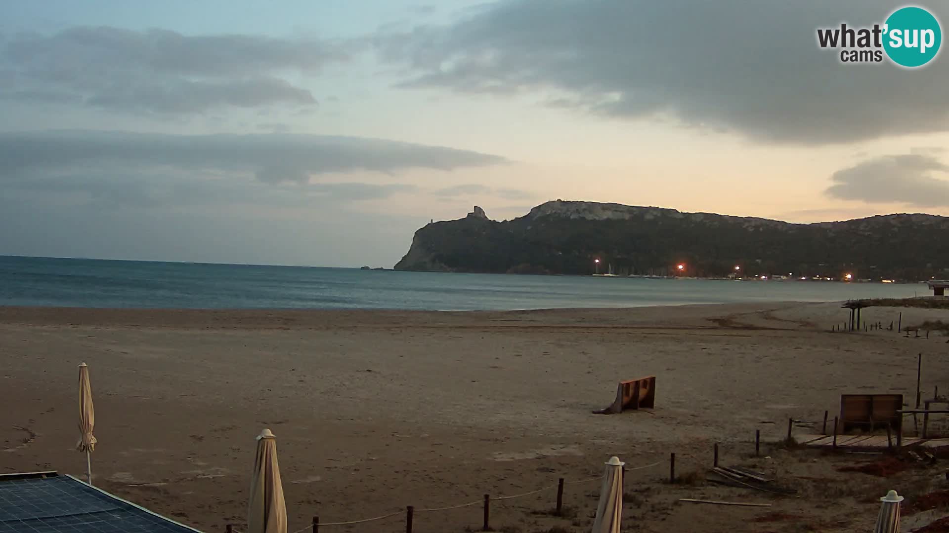 Poetto beach webcam | Cagliari | Sardinija