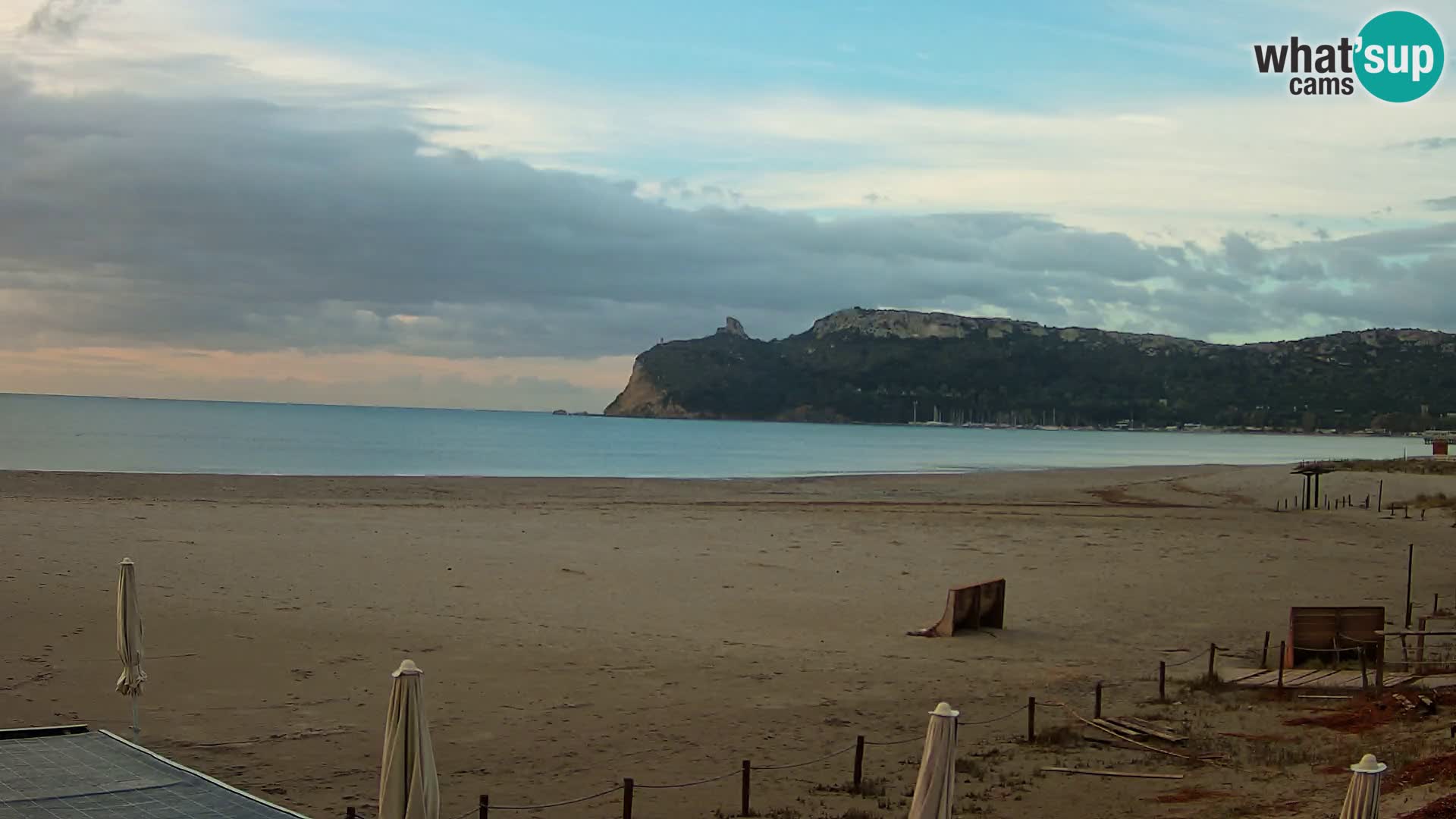 Poetto beach webcam | Cagliari | Sardinija