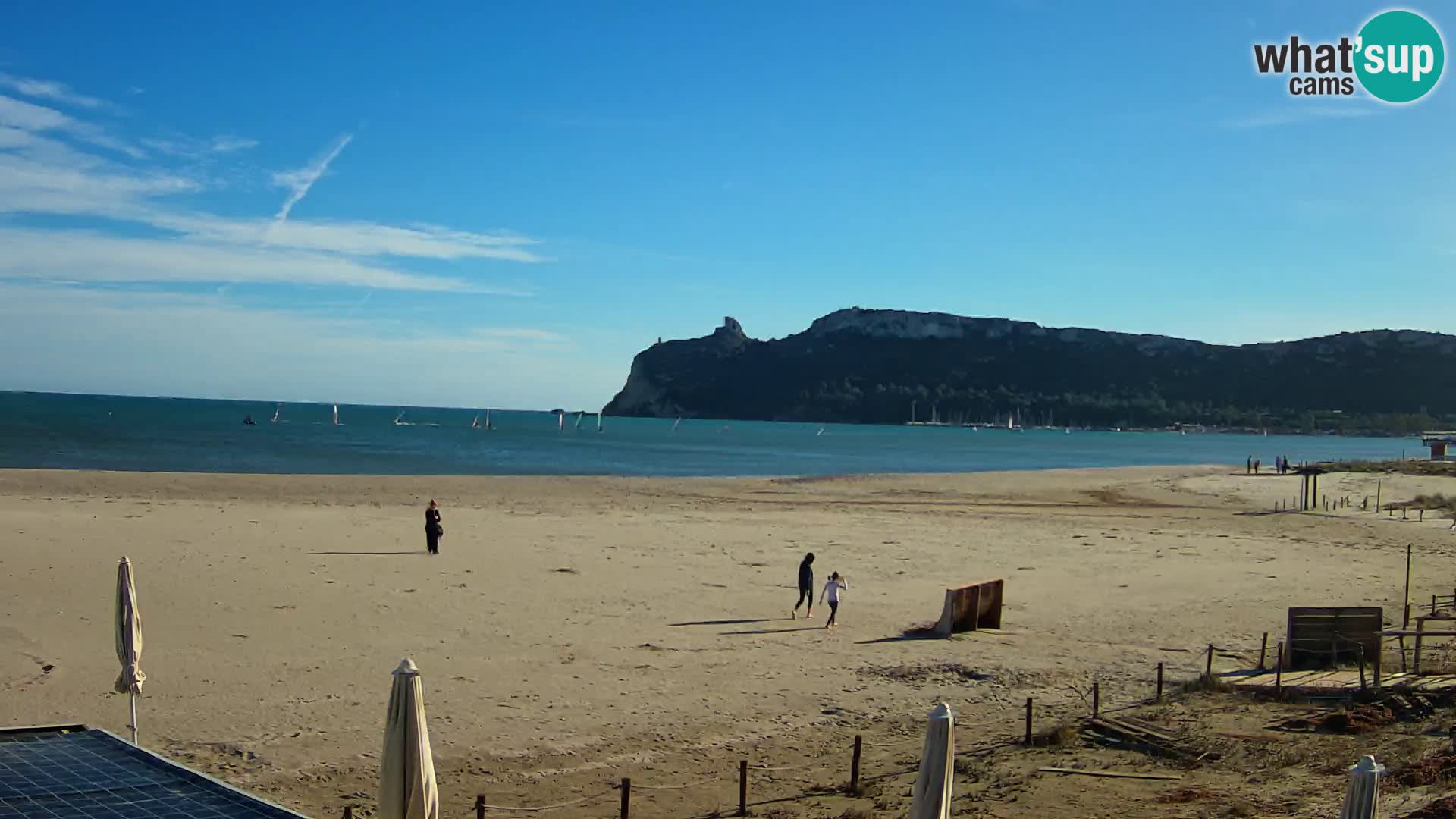 Poetto beach webcam | Cagliari | Sardinija