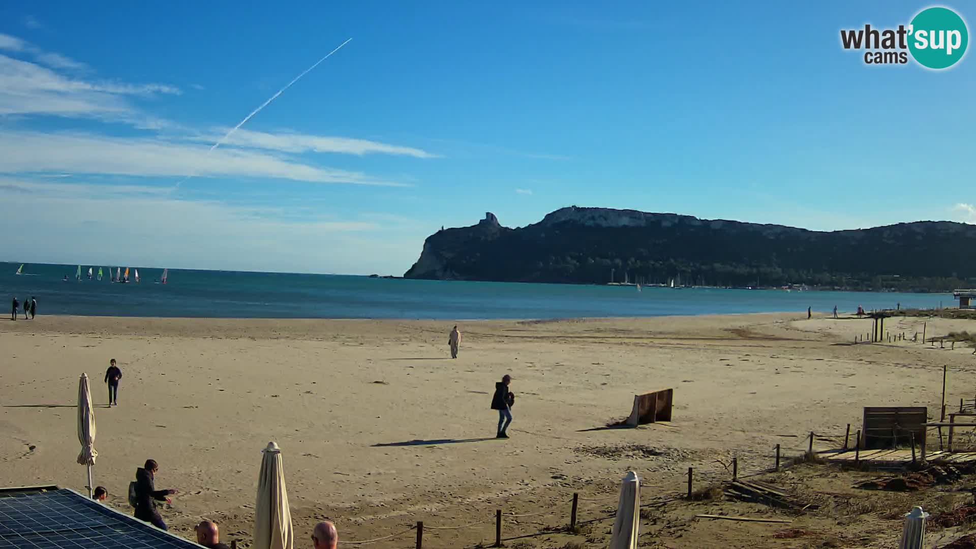 Webcam plage de Poetto | Cagliari | Sardaigne