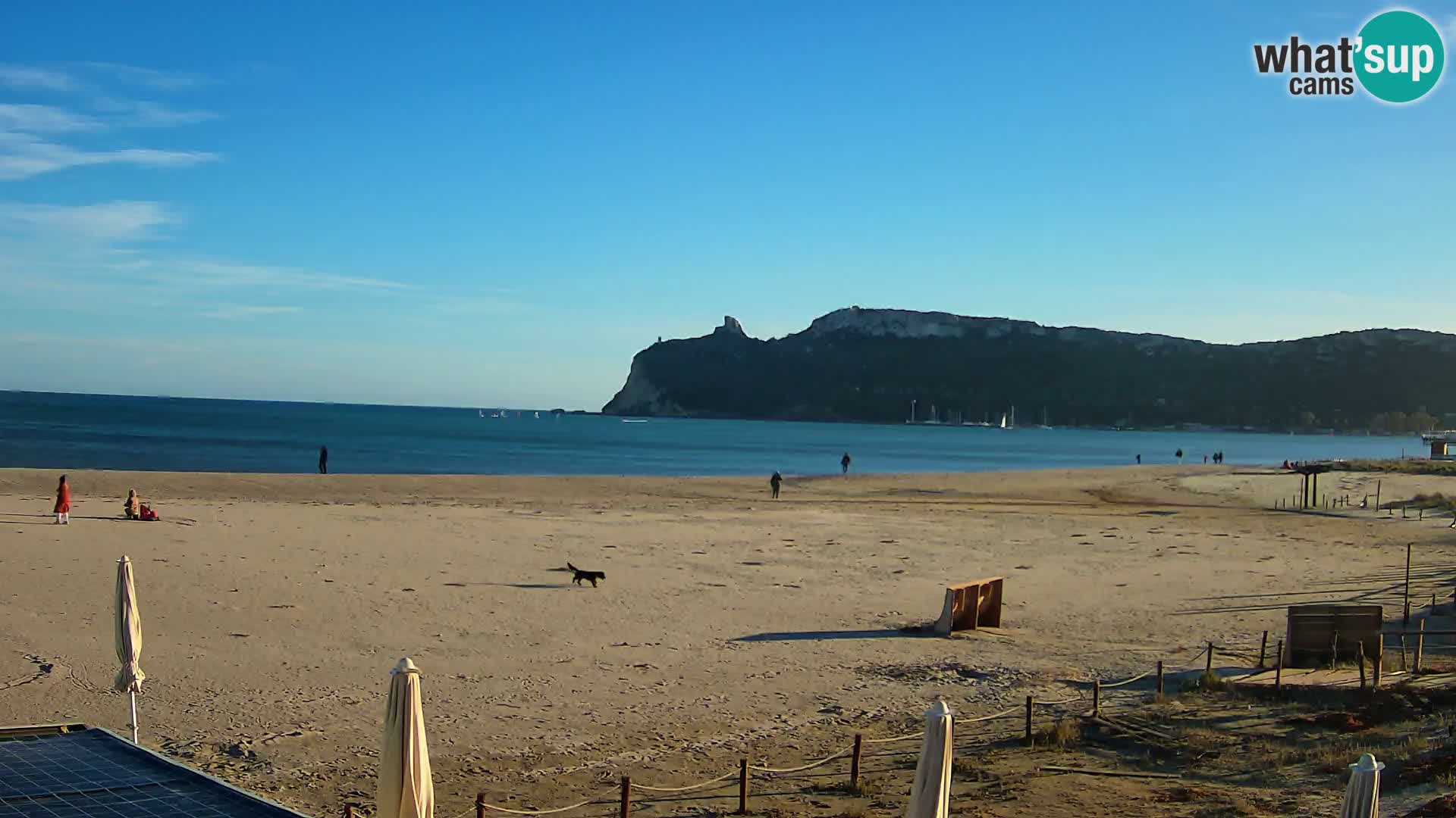 Poetto beach webcam | Cagliari | Sardinija
