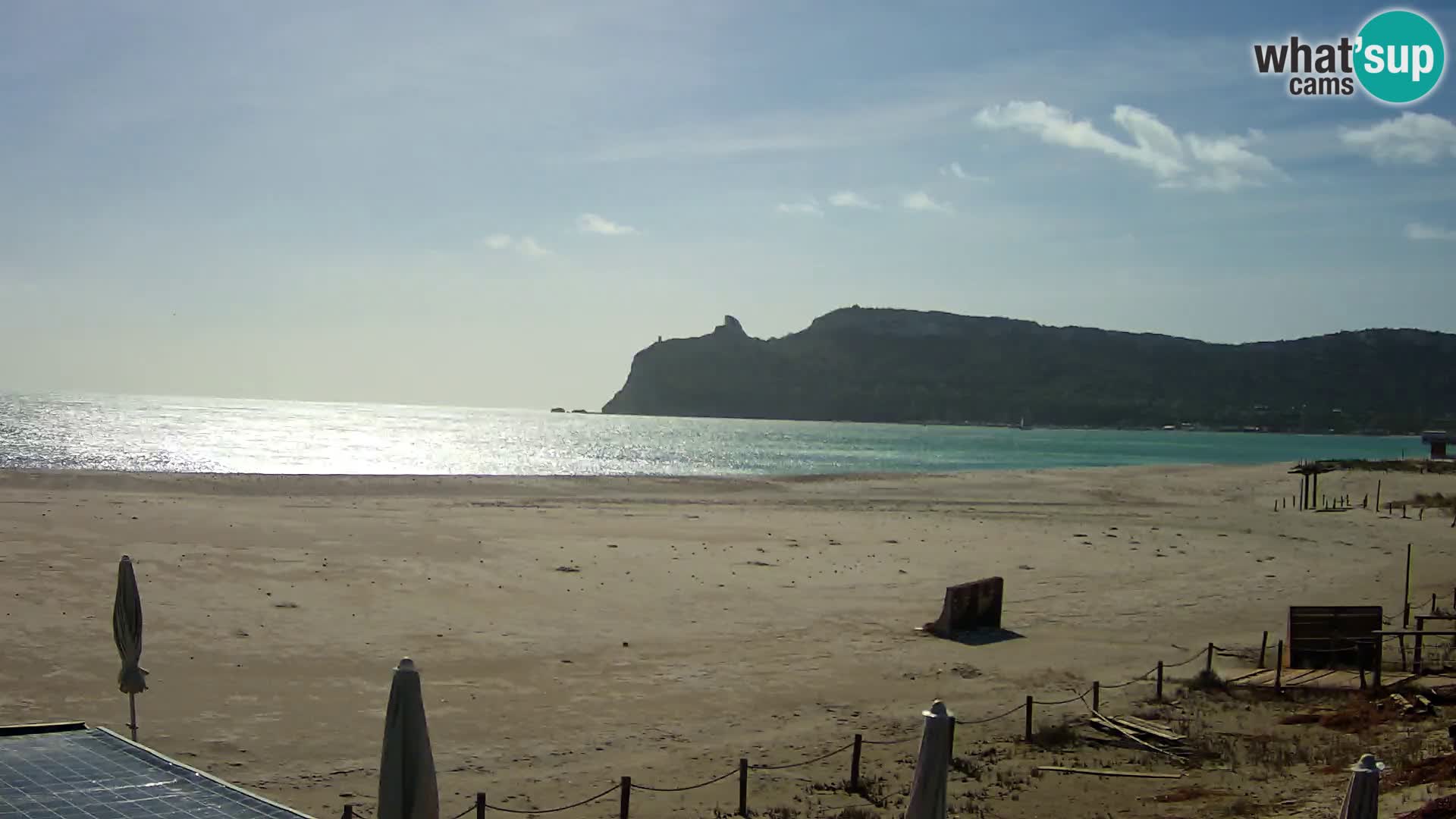 Poetto beach webcam | Cagliari | Sardinija
