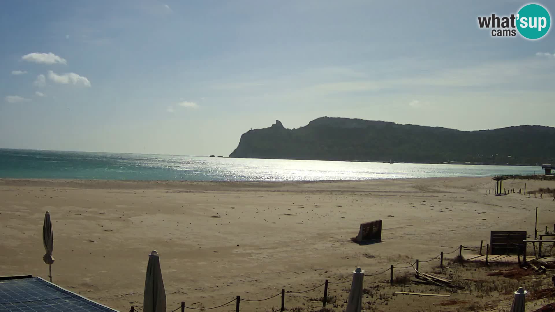 Poetto beach webcam | Cagliari | Sardinija