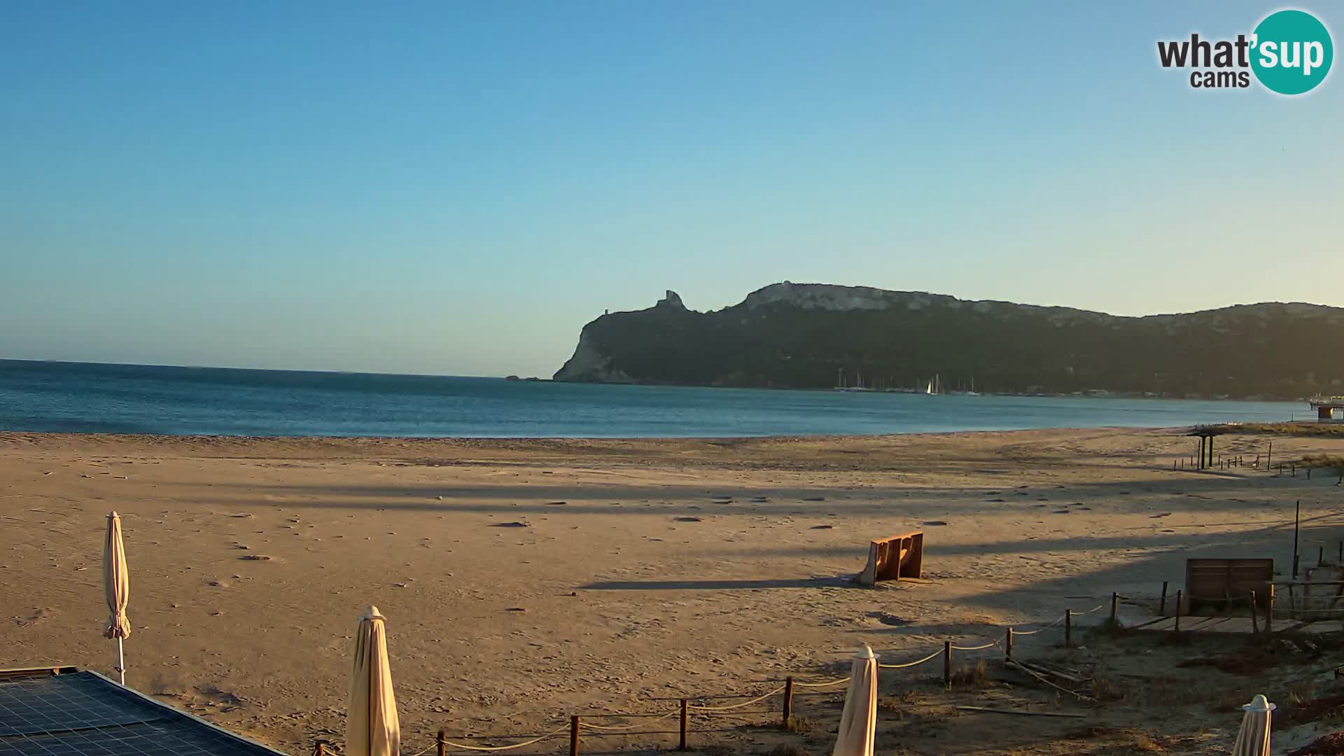 Webcam plage de Poetto | Cagliari | Sardaigne