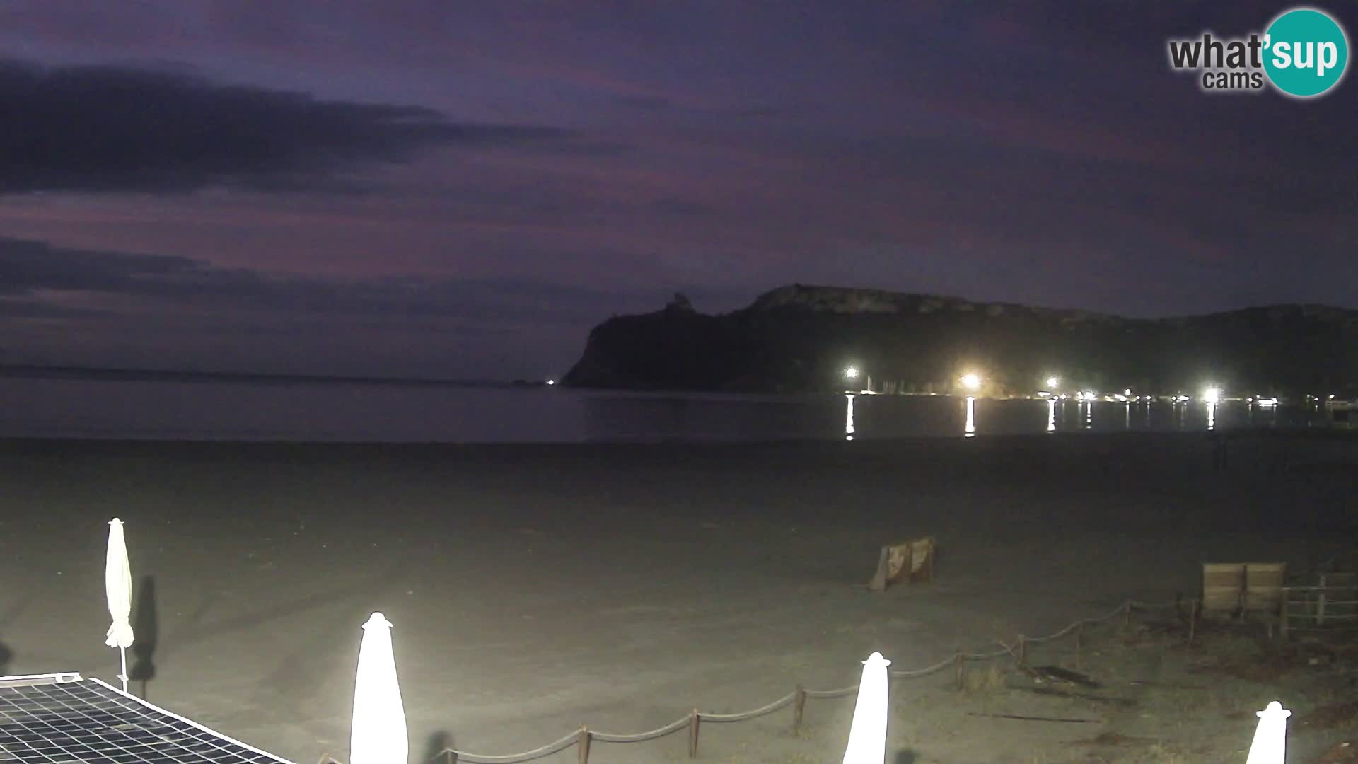 Poetto beach webcam | Cagliari | Sardinia