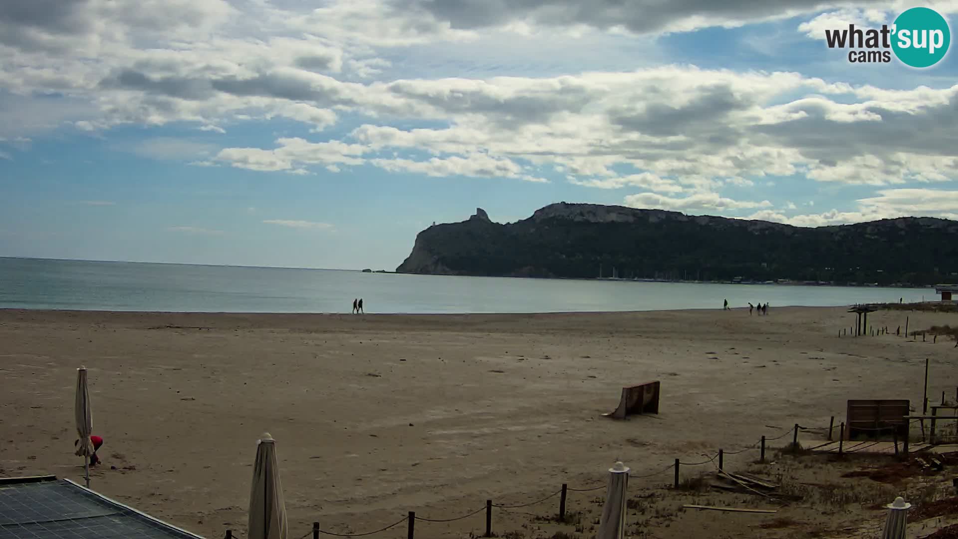 Poetto beach webcam | Cagliari | Sardinija