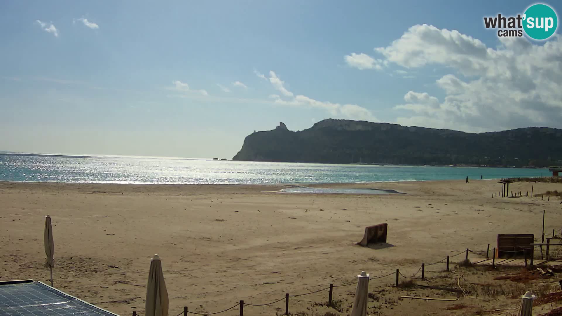 Poetto beach webcam | Cagliari | Sardinija