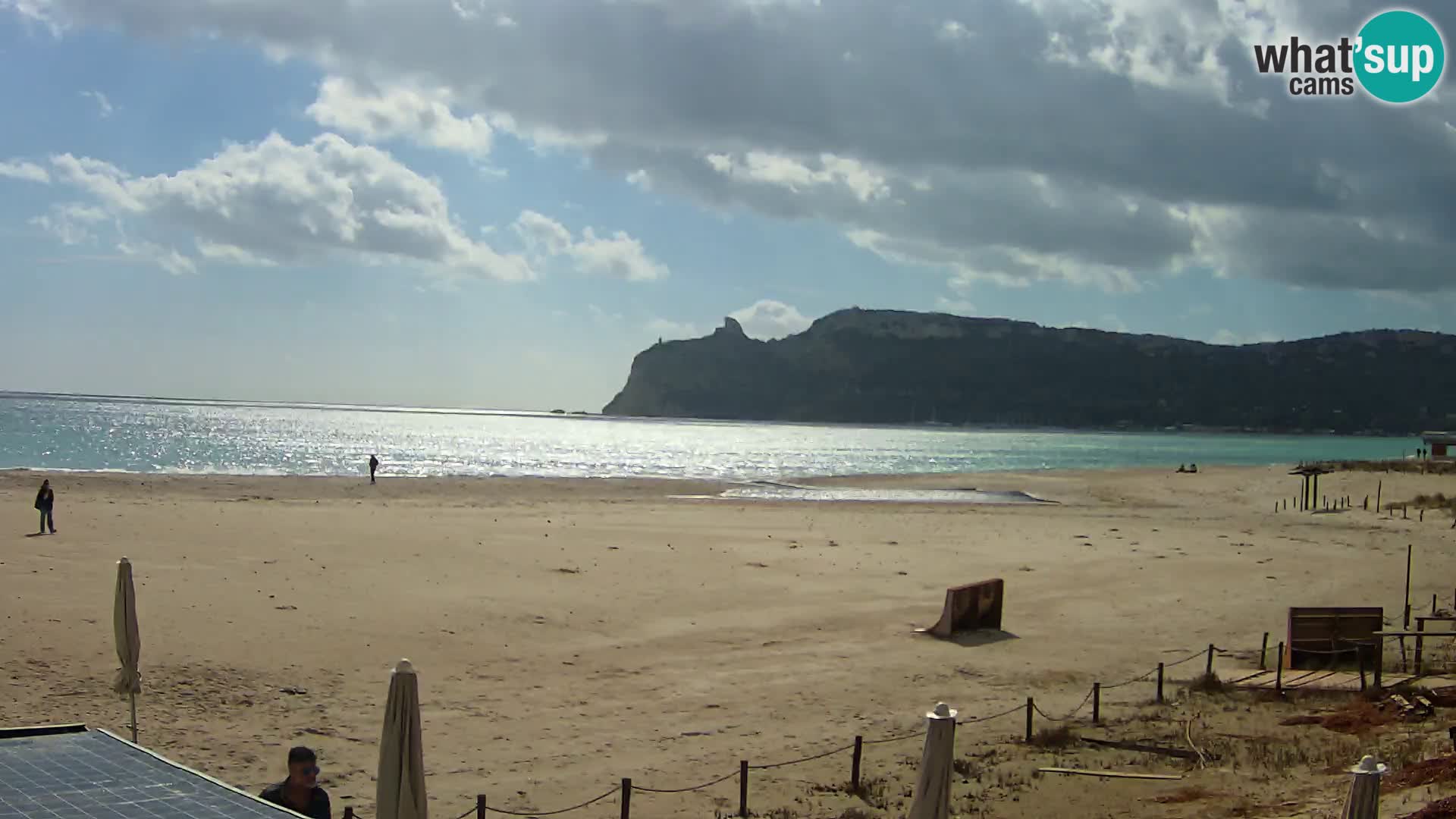 Poetto beach webcam | Cagliari | Sardinija