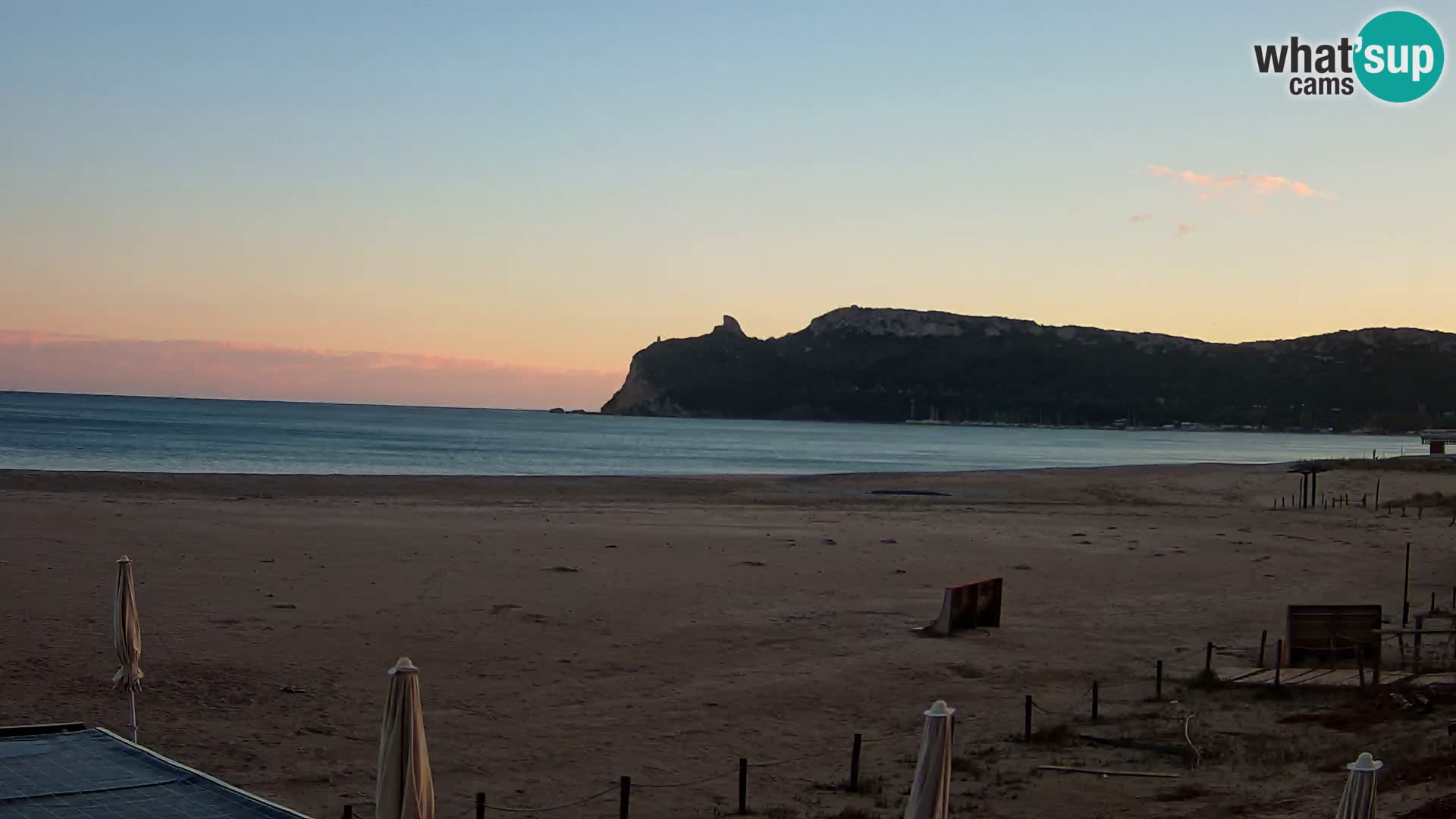 Poetto beach webcam | Cagliari | Sardinija