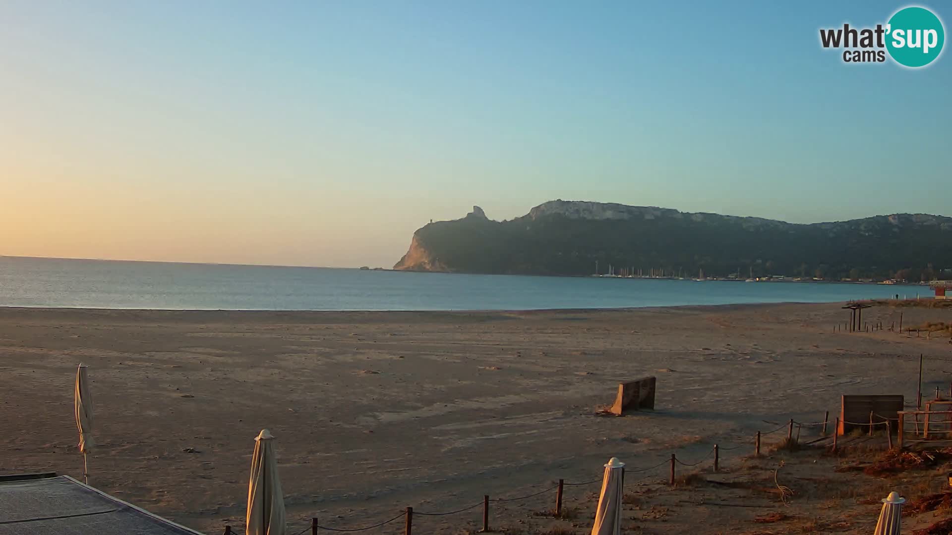 Poetto beach webcam | Cagliari | Sardinija