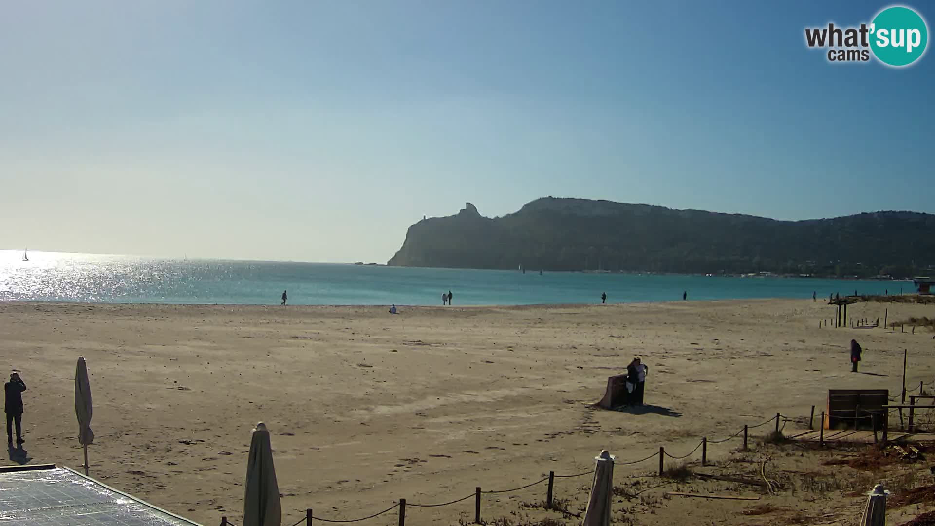 Poetto beach webcam | Cagliari | Sardinija