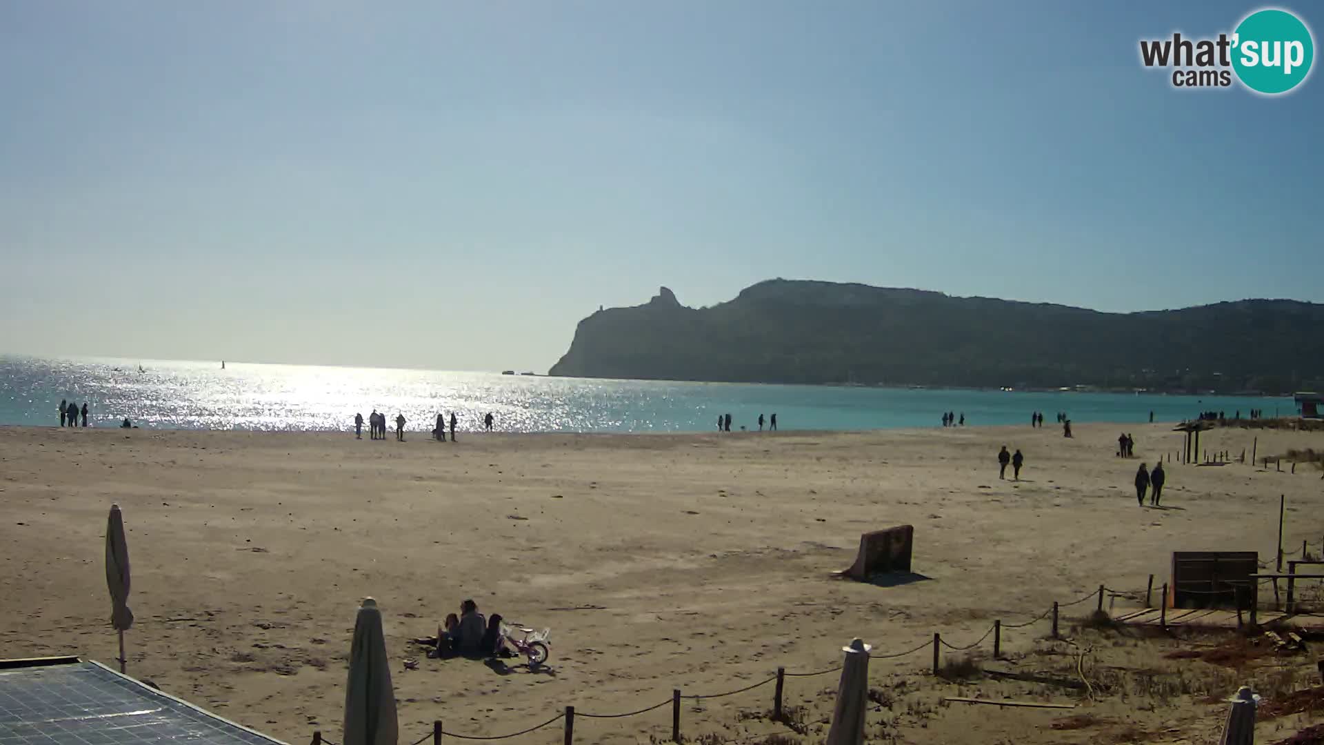 Poetto beach webcam | Cagliari | Sardinija