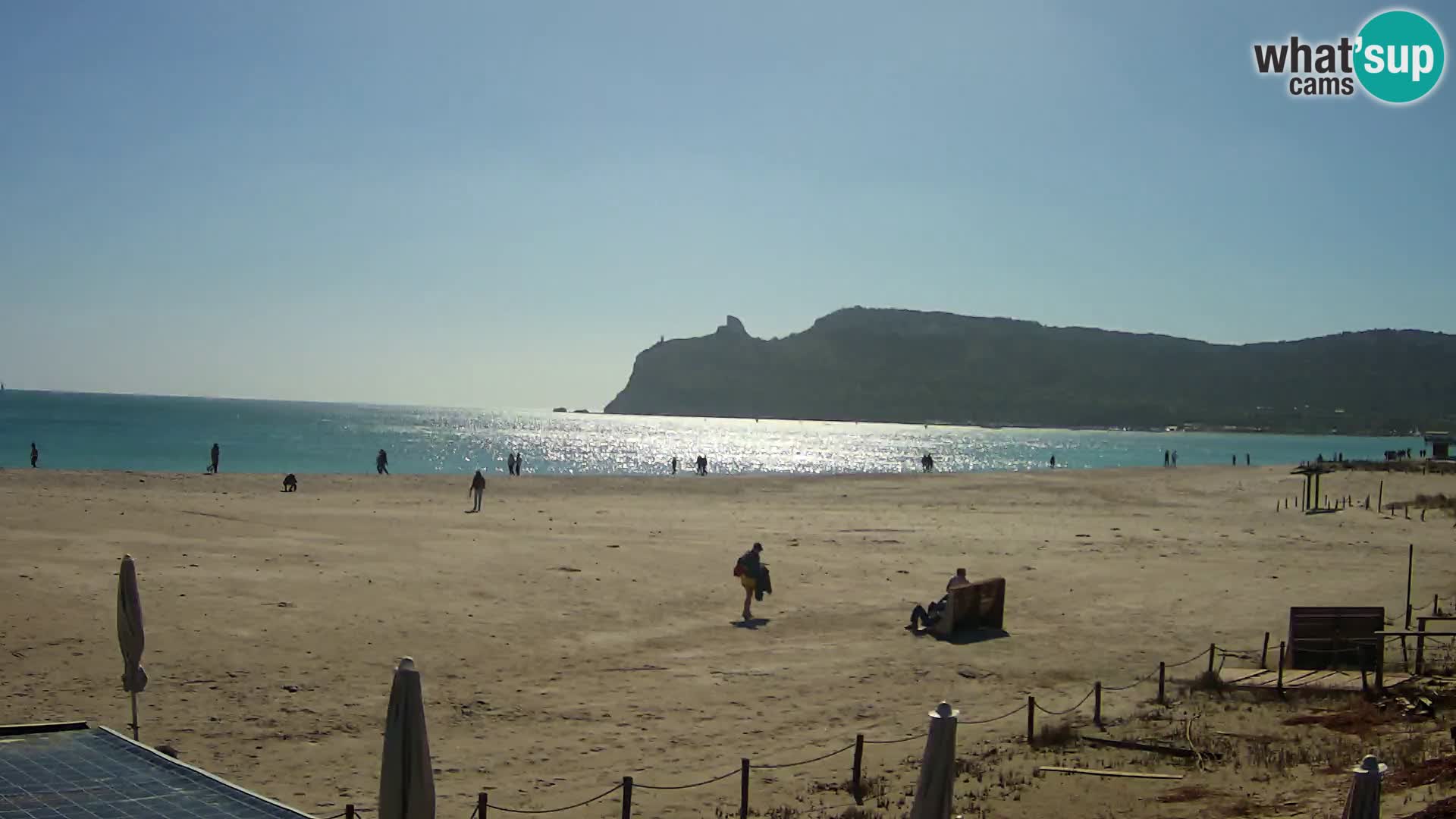 Poetto beach webcam | Cagliari | Sardinija