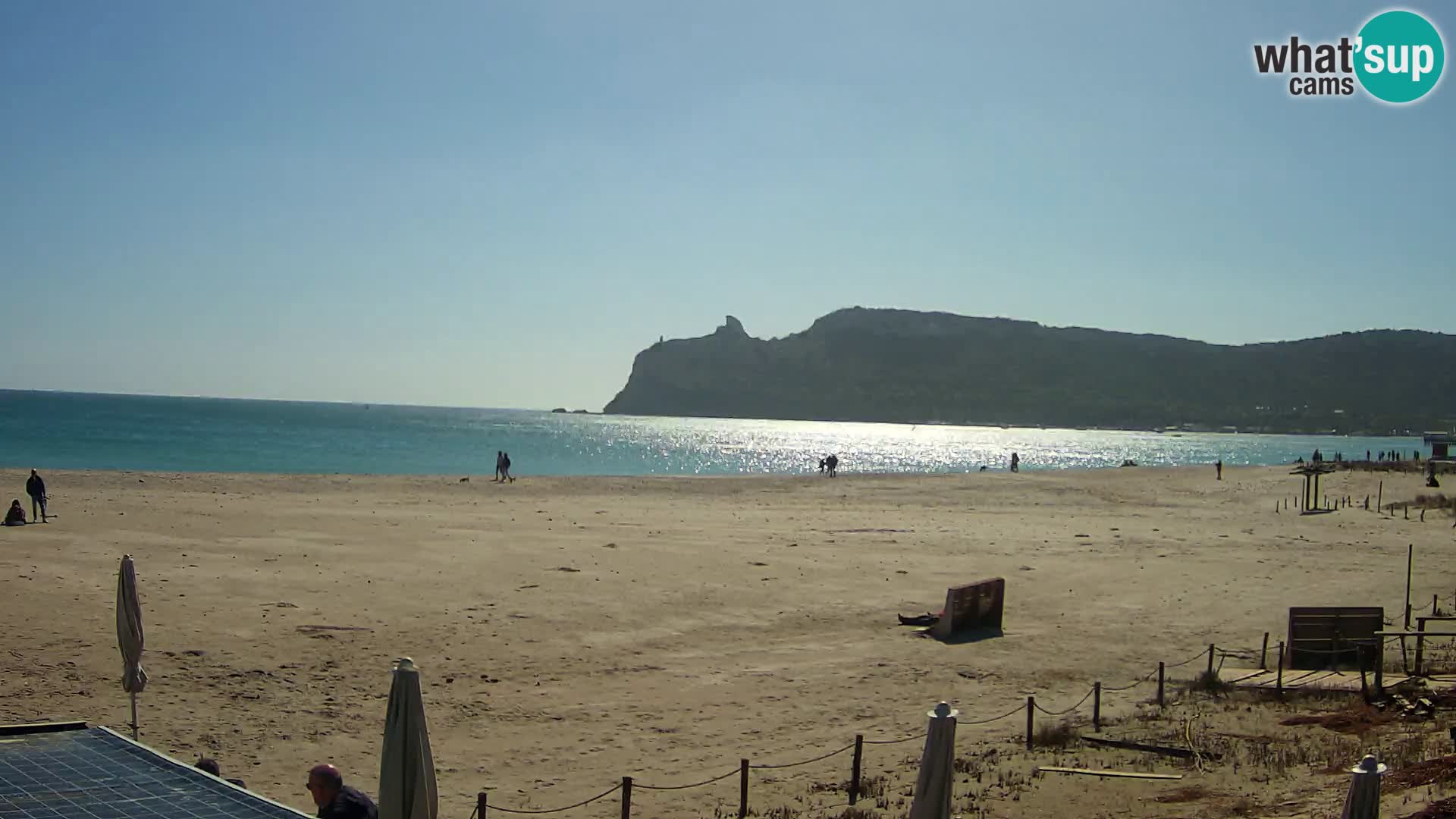 Poetto beach webcam | Cagliari | Sardinija