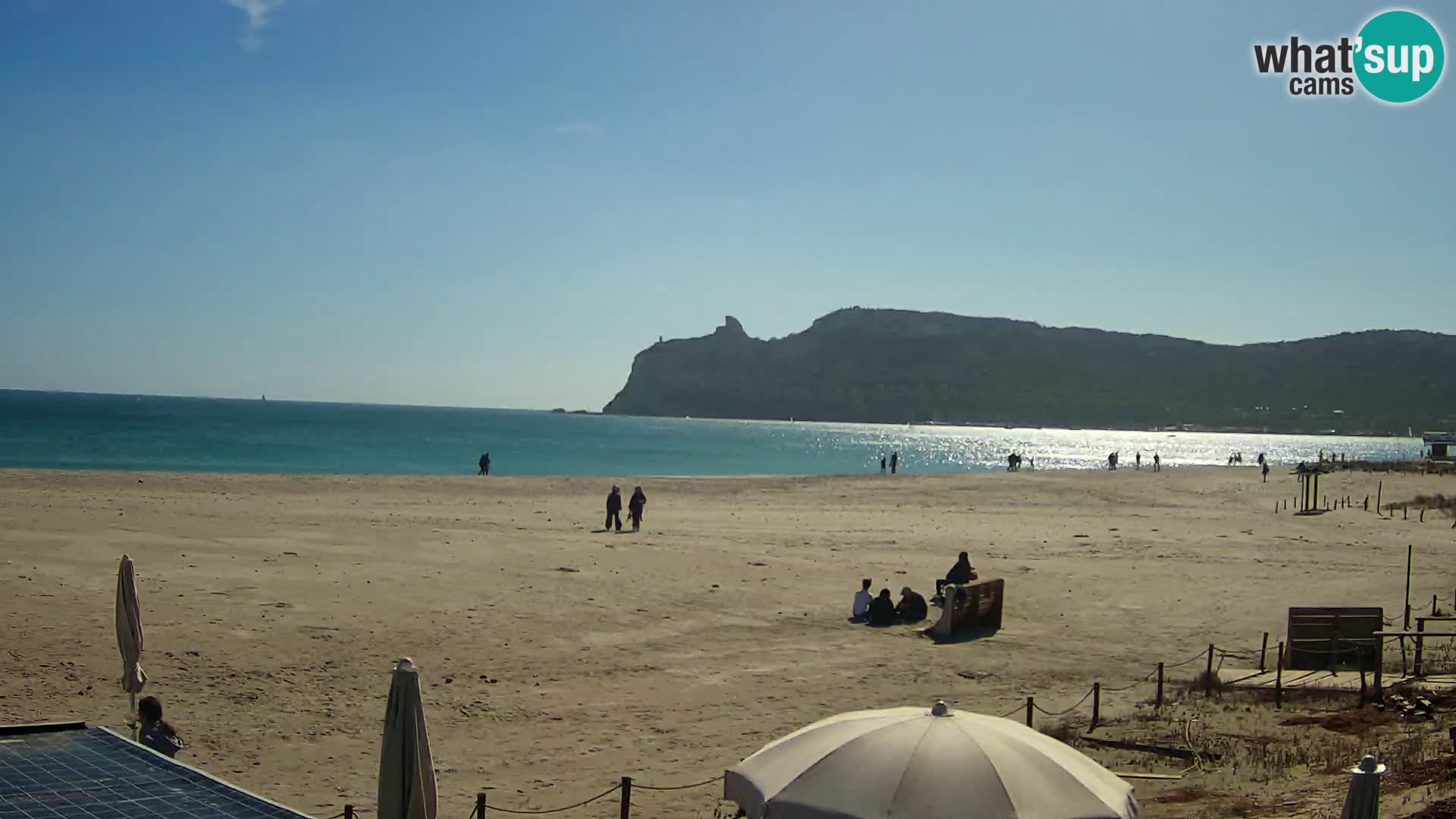 Poetto beach webcam | Cagliari | Sardinija