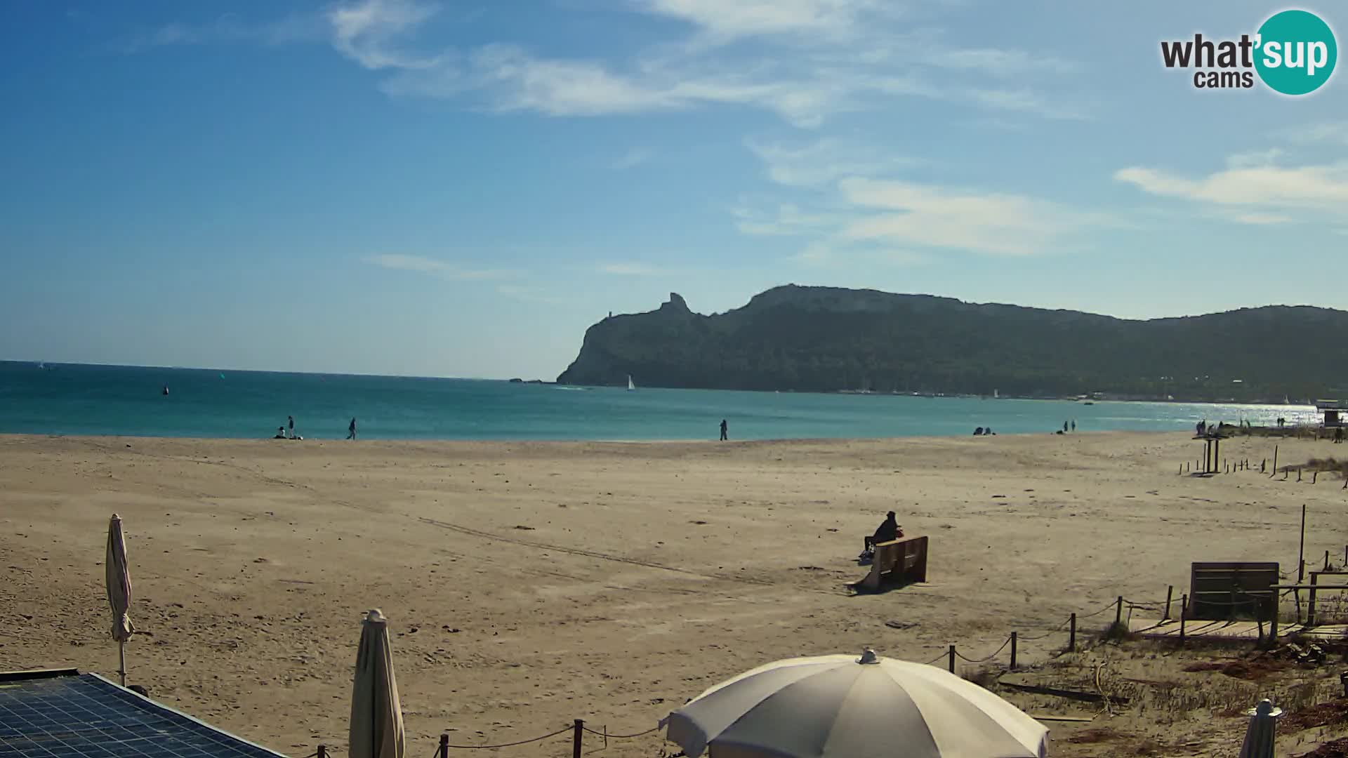 Poetto beach webcam | Cagliari | Sardinija