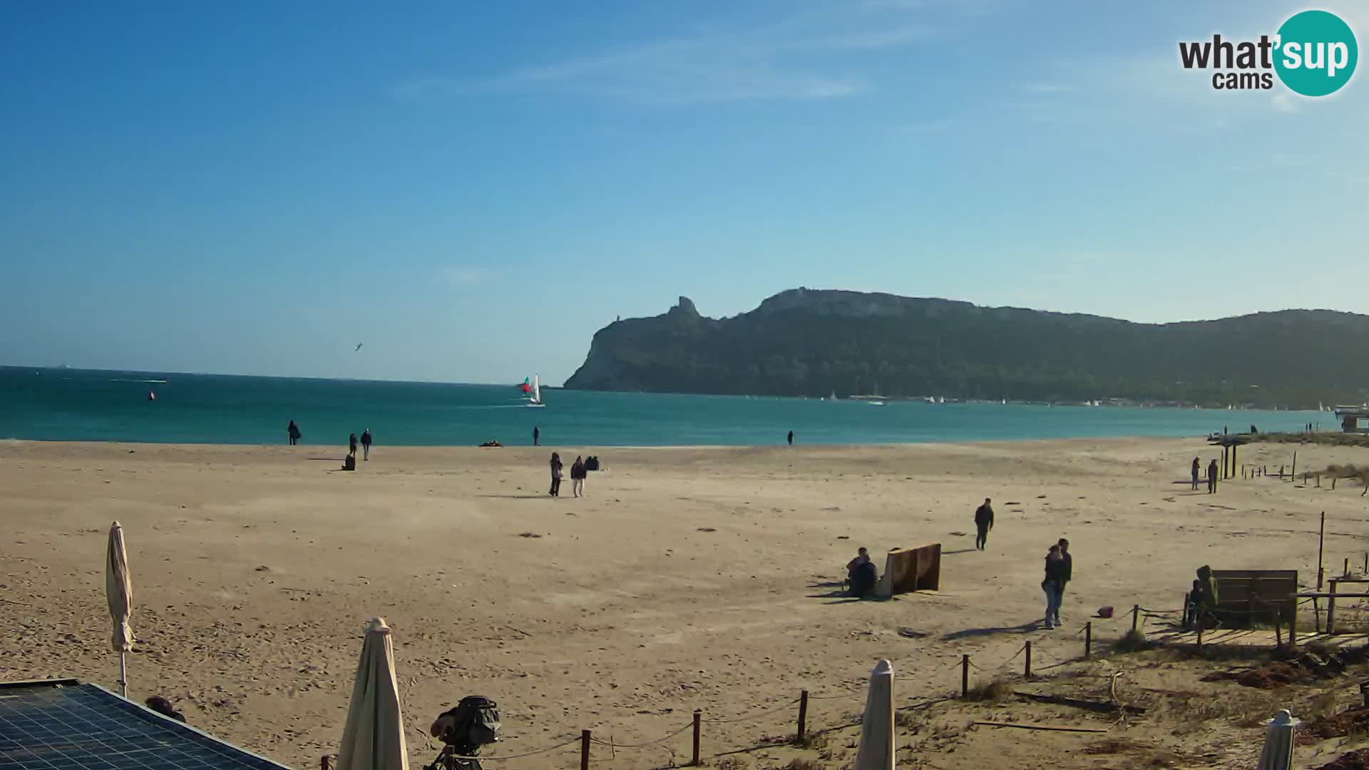 Webcam plage de Poetto | Cagliari | Sardaigne