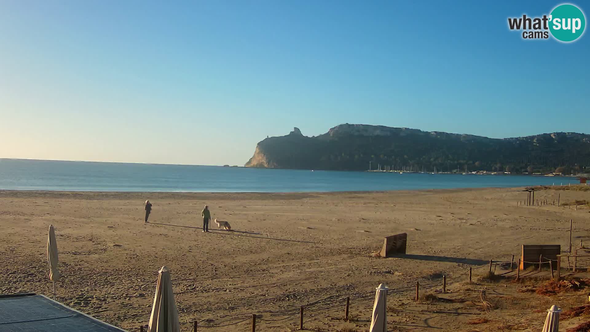 Poetto beach webcam | Cagliari | Sardinija