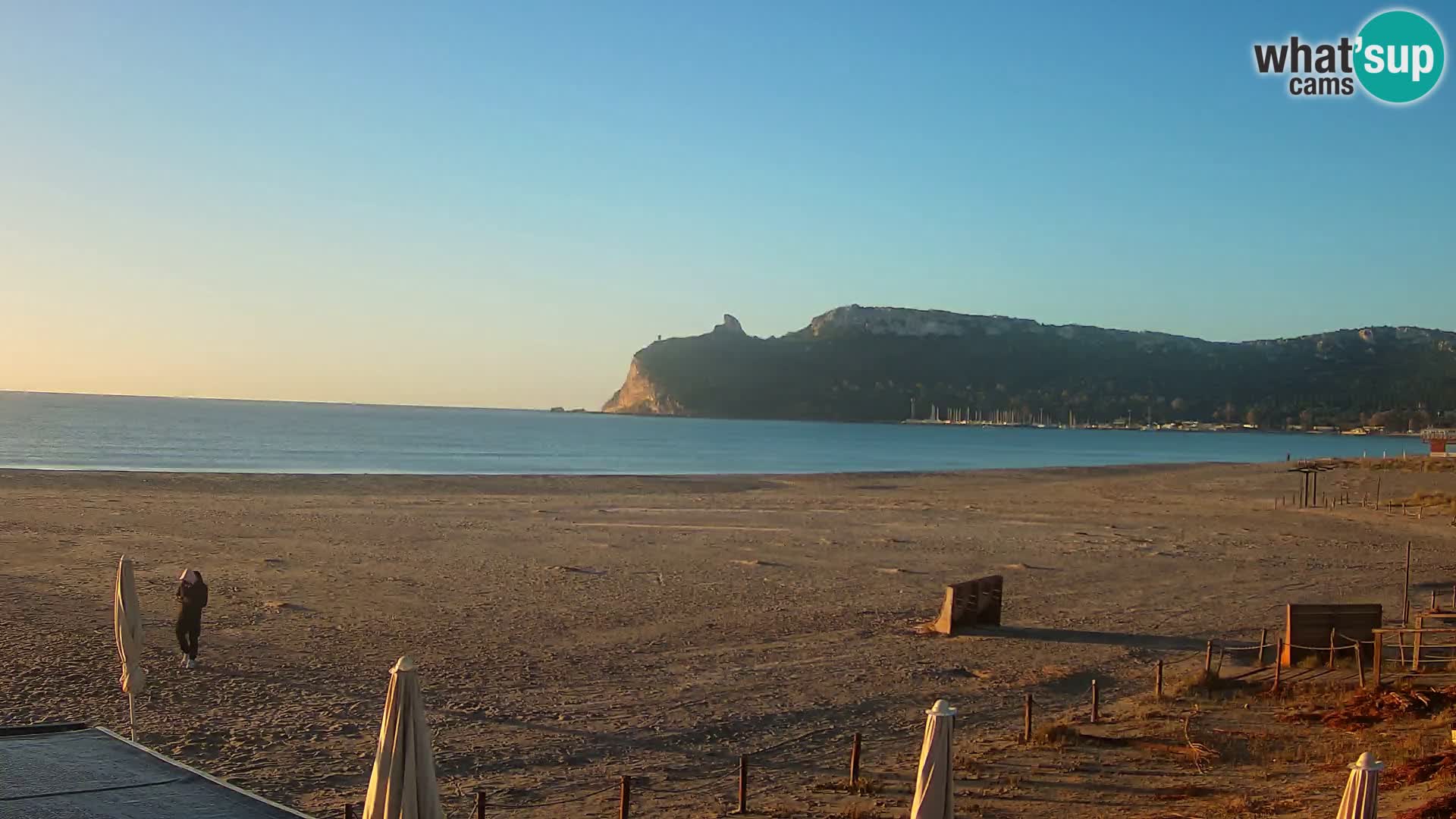 Poetto beach webcam | Cagliari | Sardinija