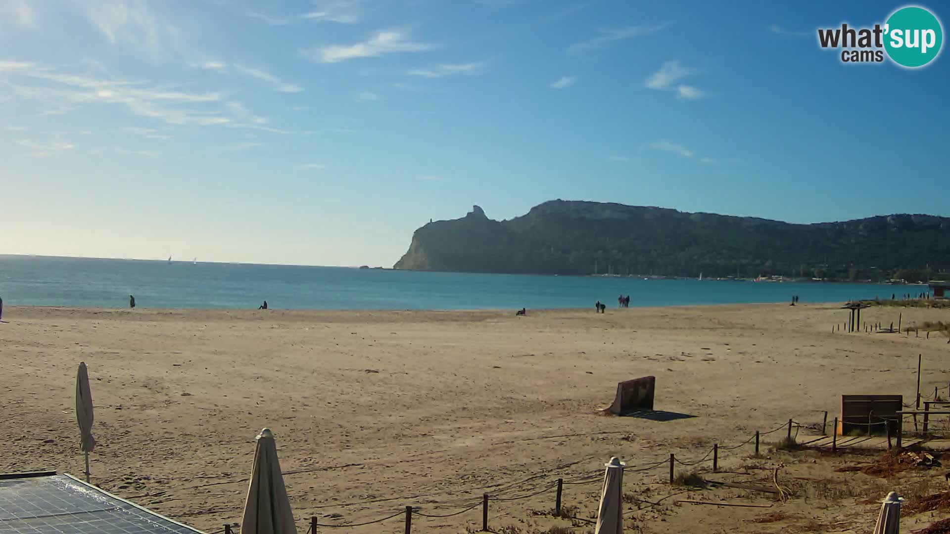 Webcam plage de Poetto | Cagliari | Sardaigne