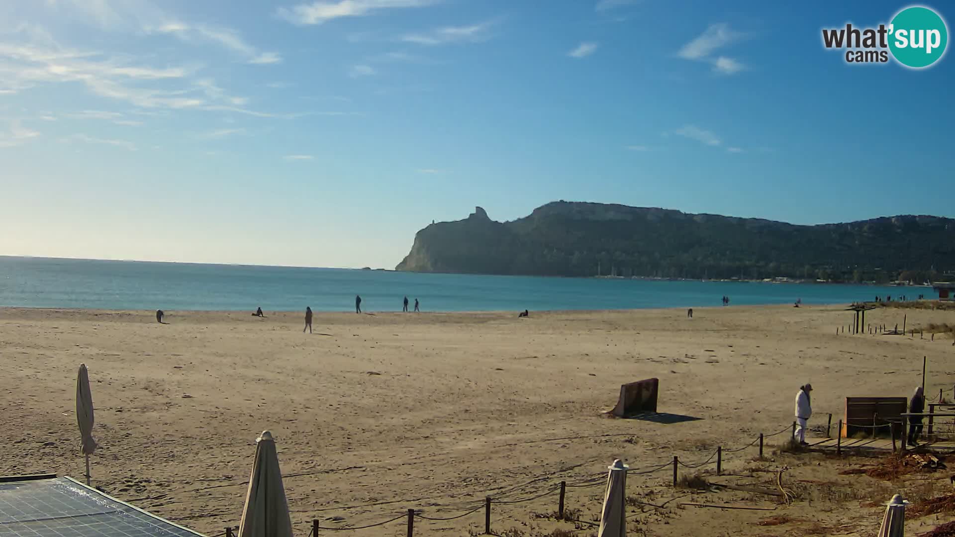 Webcam plage de Poetto | Cagliari | Sardaigne