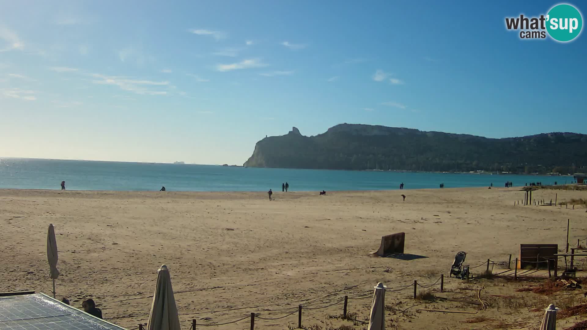 Poetto beach webcam | Cagliari | Sardinia