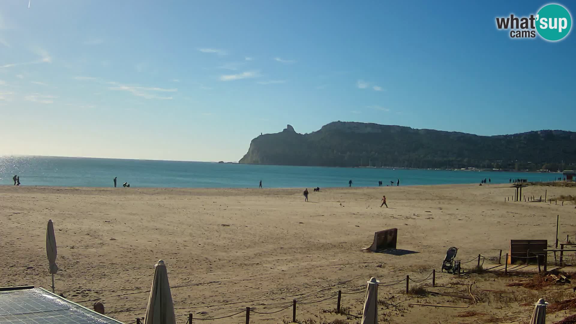 Poetto Strand Webcam | Cagliari | Sardinien