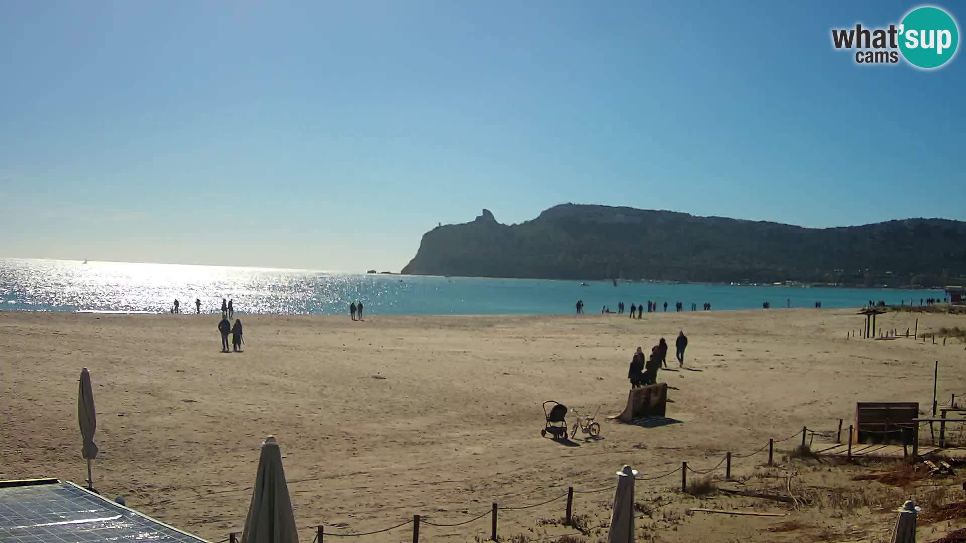 Poetto beach webcam | Cagliari | Sardinija