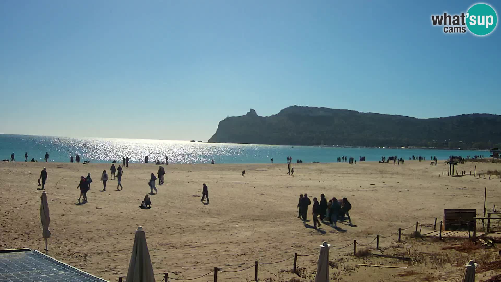 Poetto beach webcam | Cagliari | Sardinija