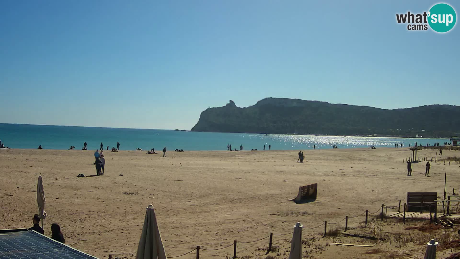 Webcam plage de Poetto | Cagliari | Sardaigne