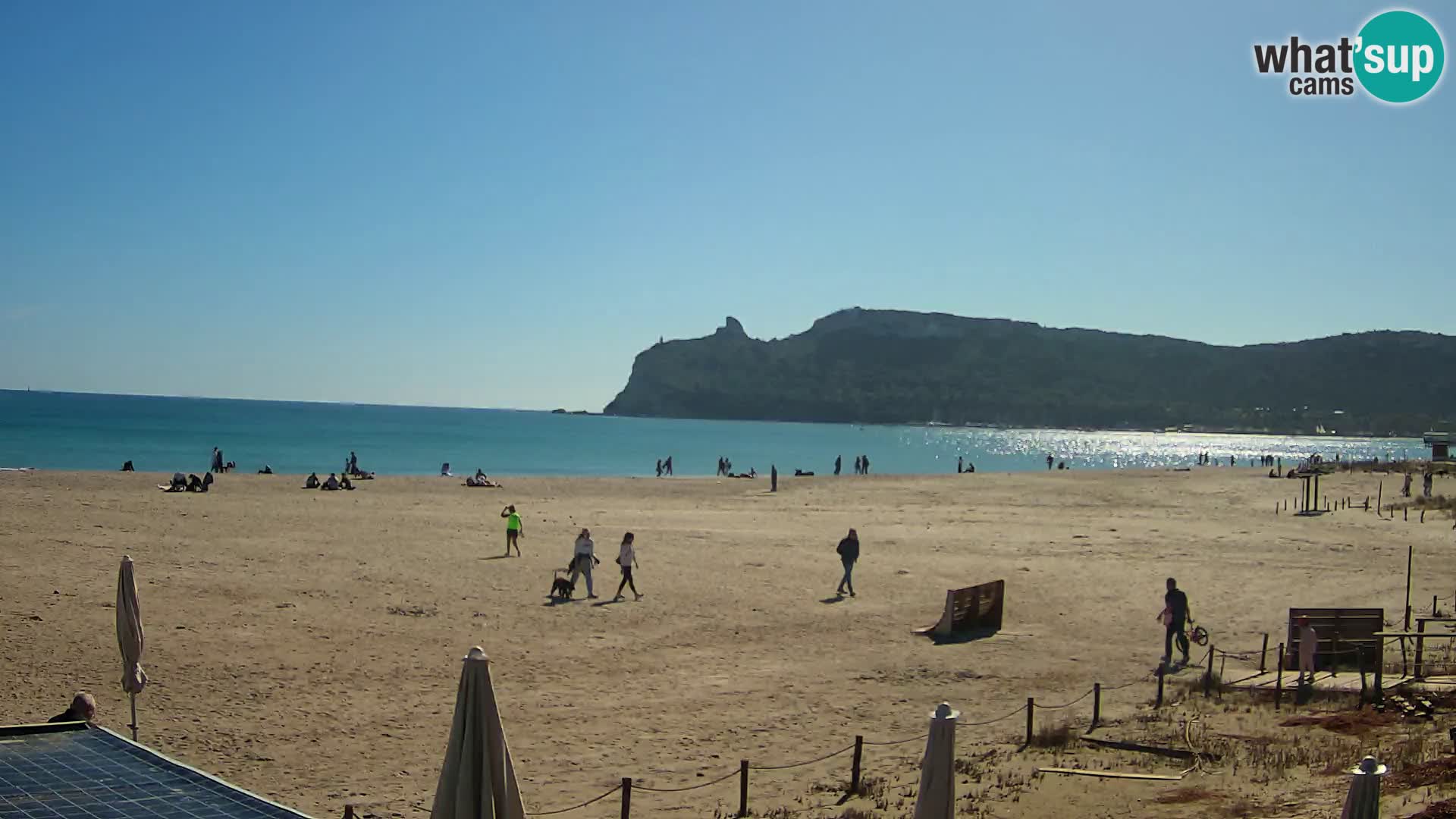 Webcam plage de Poetto | Cagliari | Sardaigne