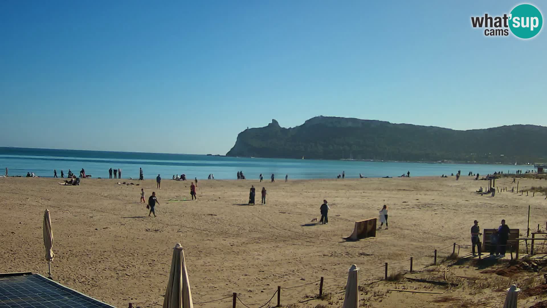 Webcam plage de Poetto | Cagliari | Sardaigne