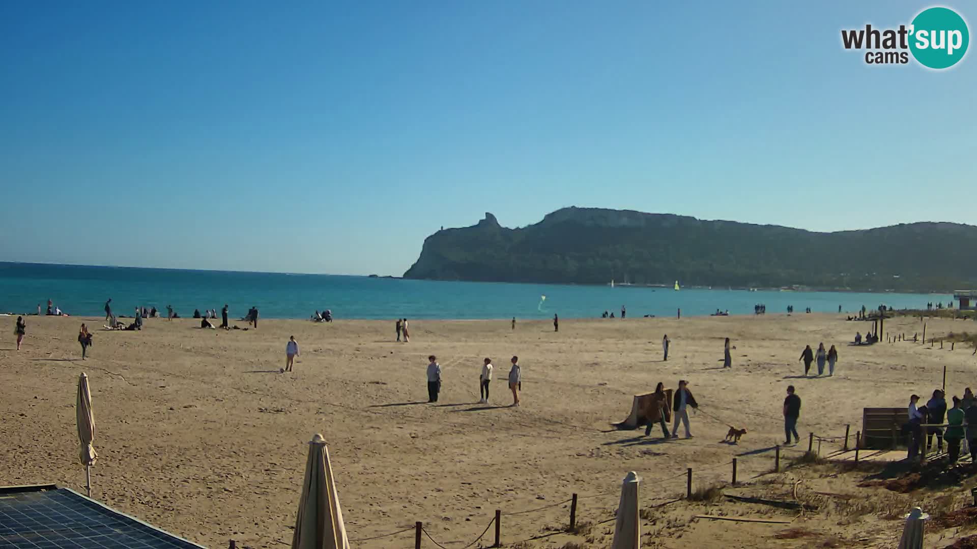 Poetto beach webcam | Cagliari | Sardinija