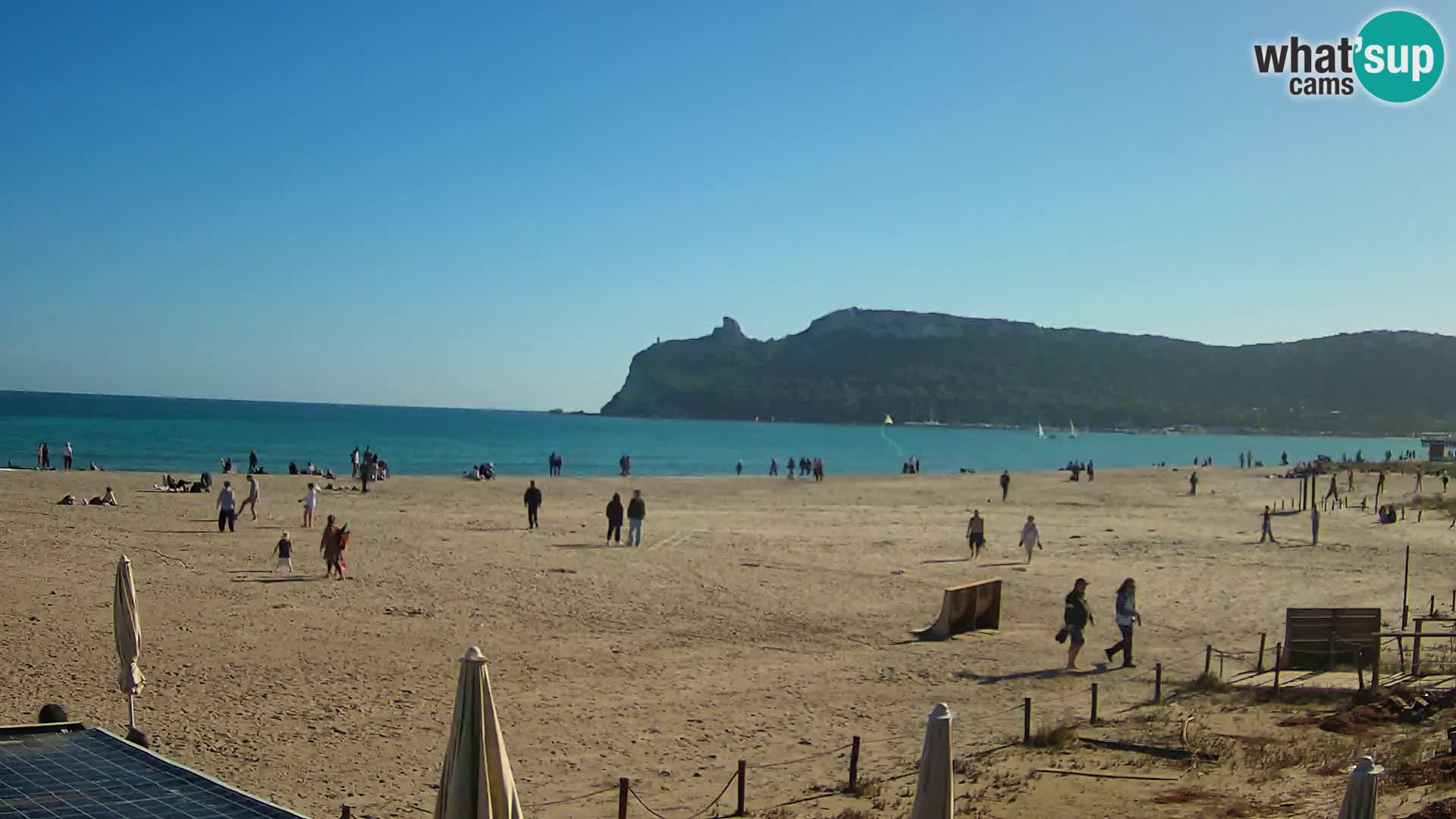Poetto beach webcam | Cagliari | Sardinija