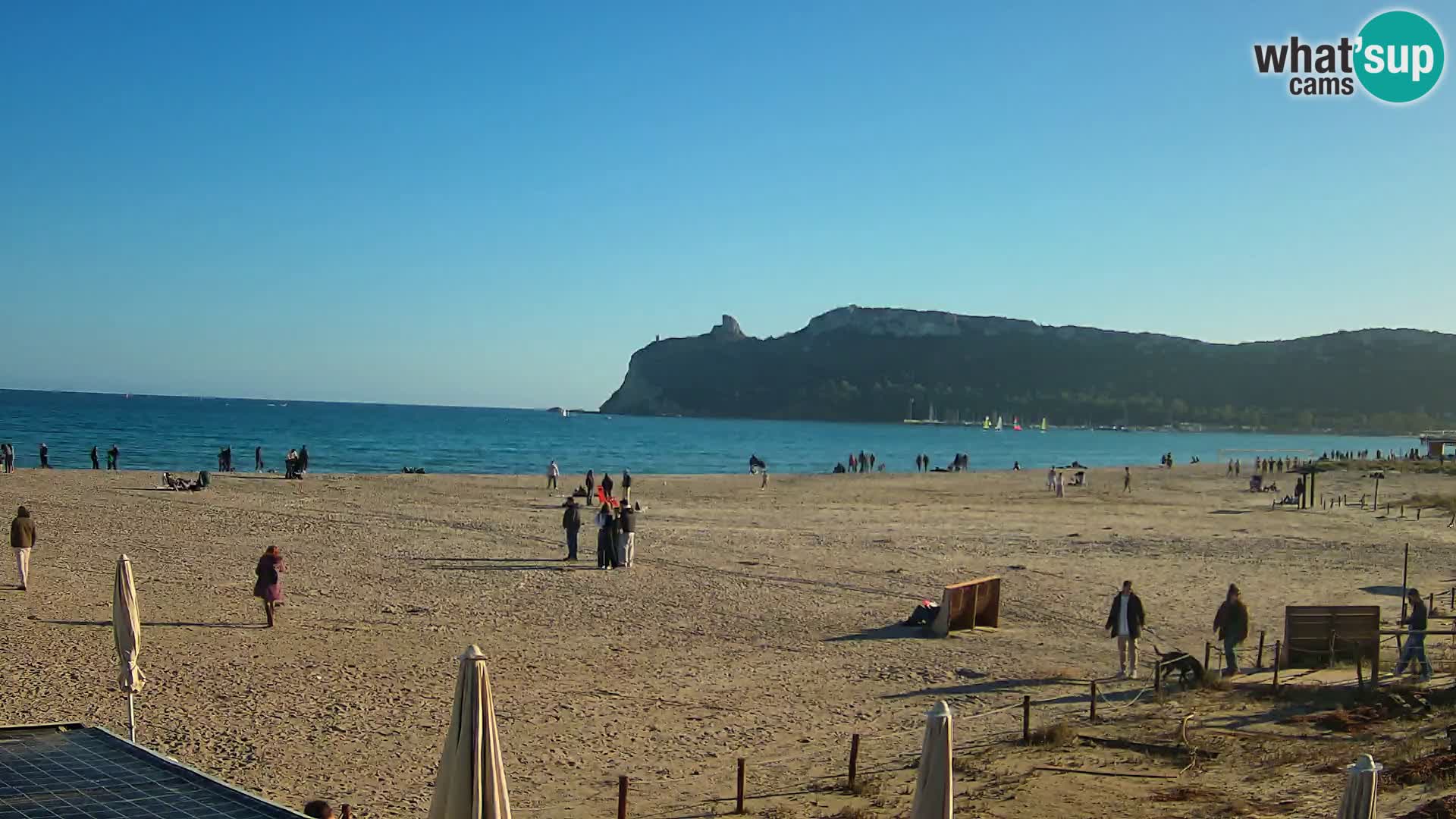 Webcam plage de Poetto | Cagliari | Sardaigne