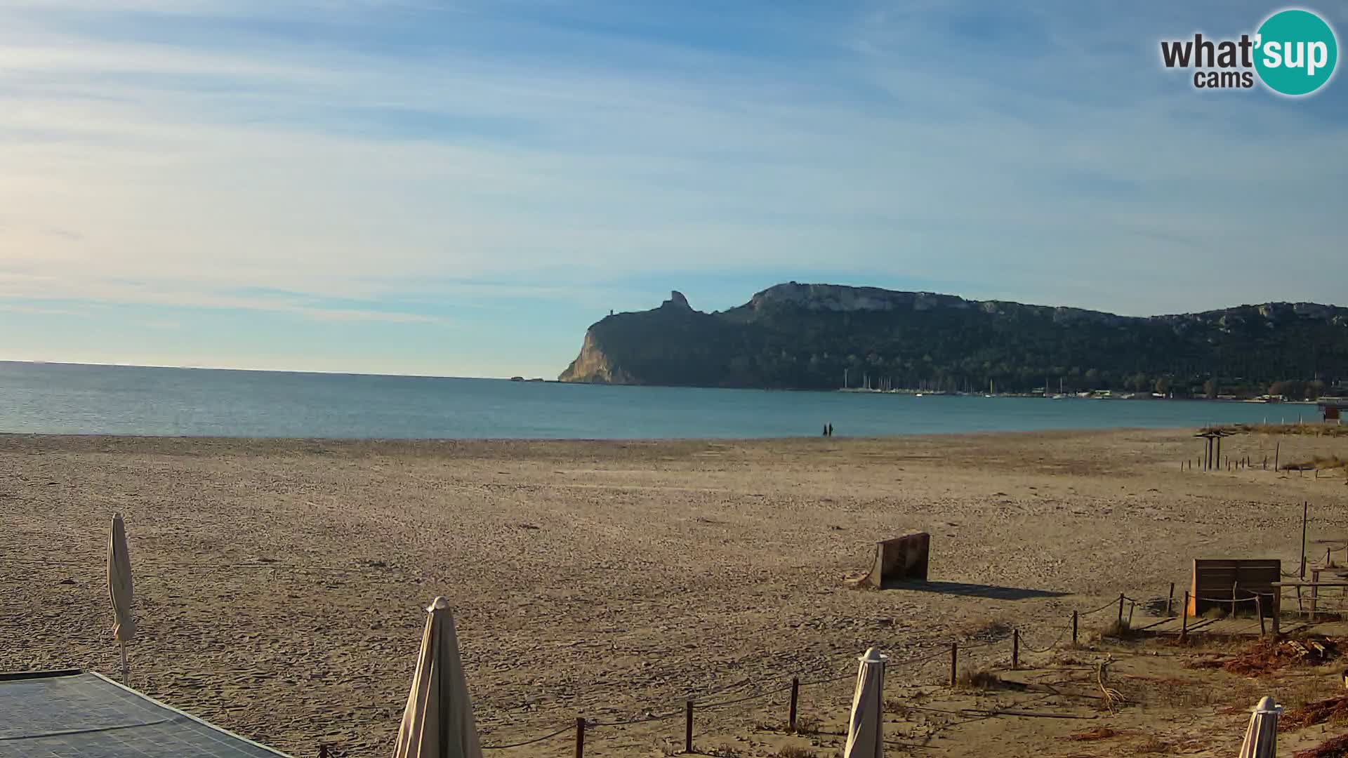 Poetto beach webcam | Cagliari | Sardinija