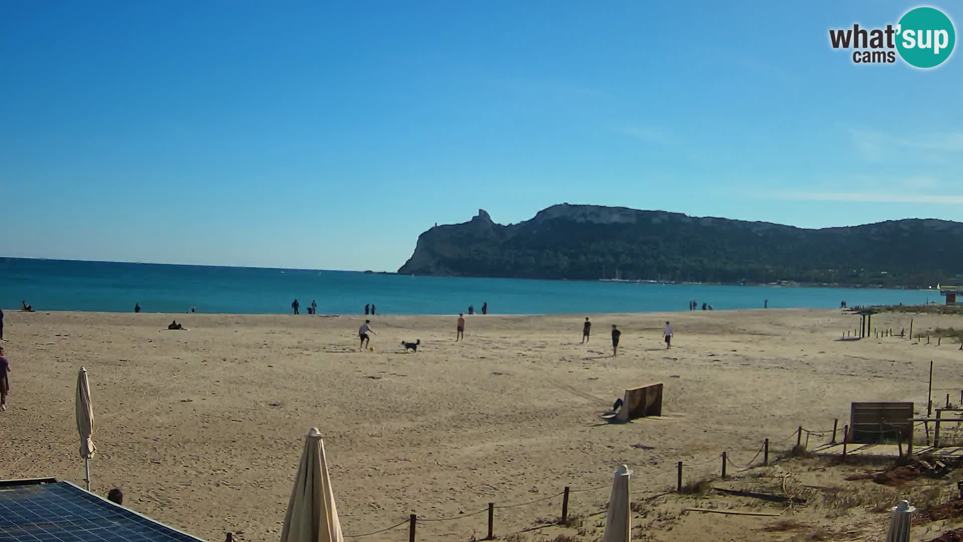 Poetto beach webcam | Cagliari | Sardinija