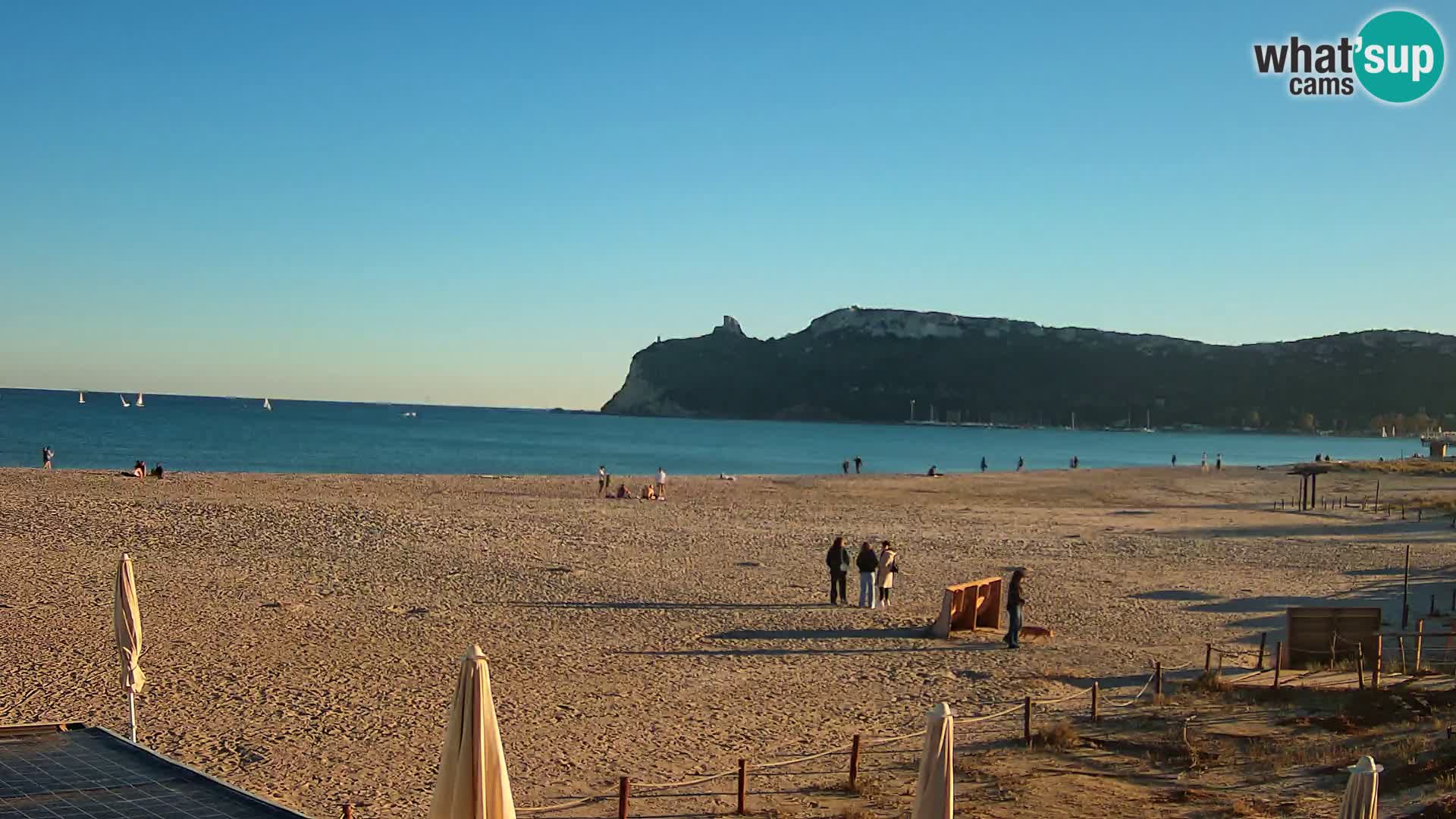 Webcam plage de Poetto | Cagliari | Sardaigne