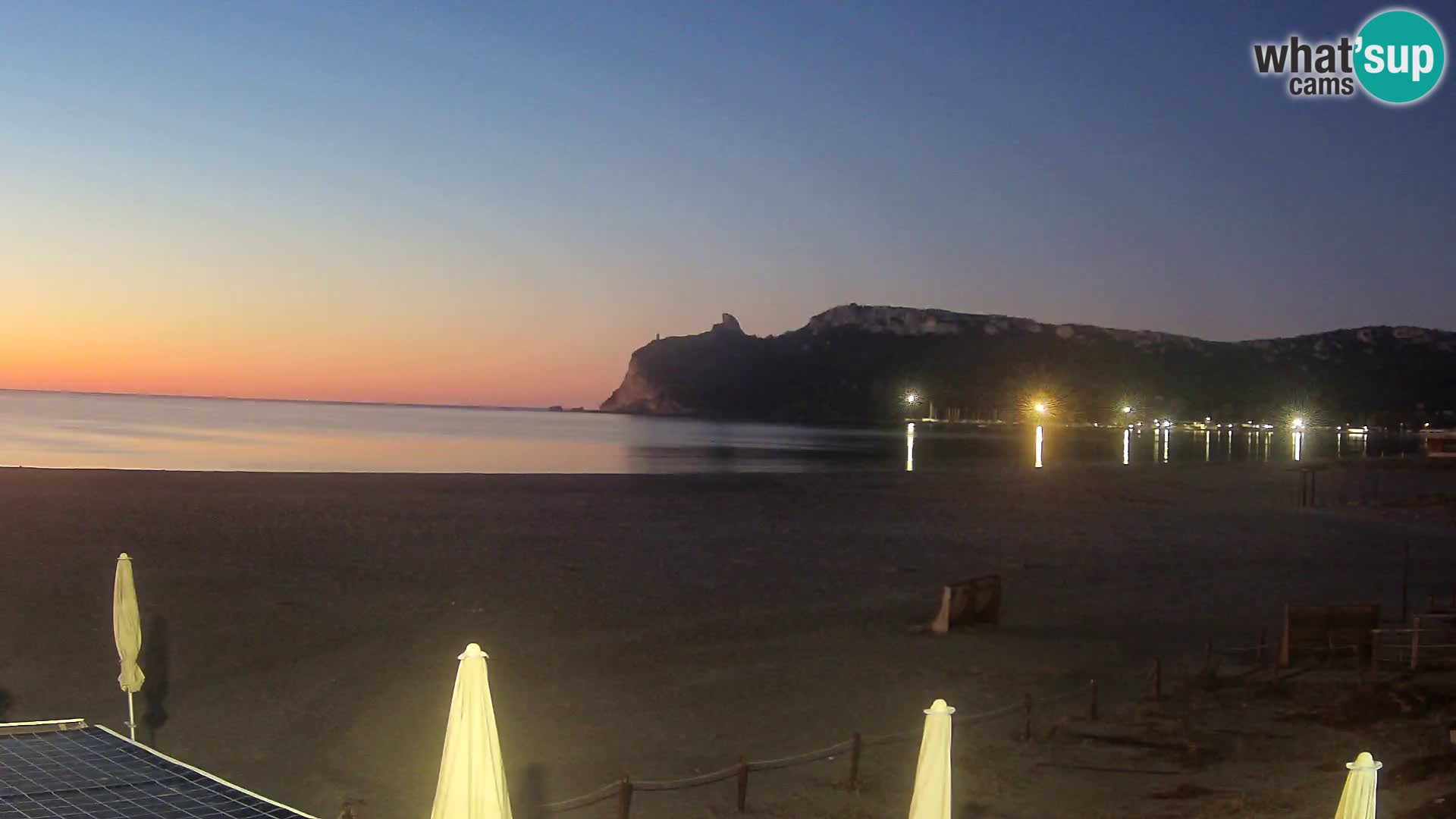 Poetto beach webcam | Cagliari | Sardinija