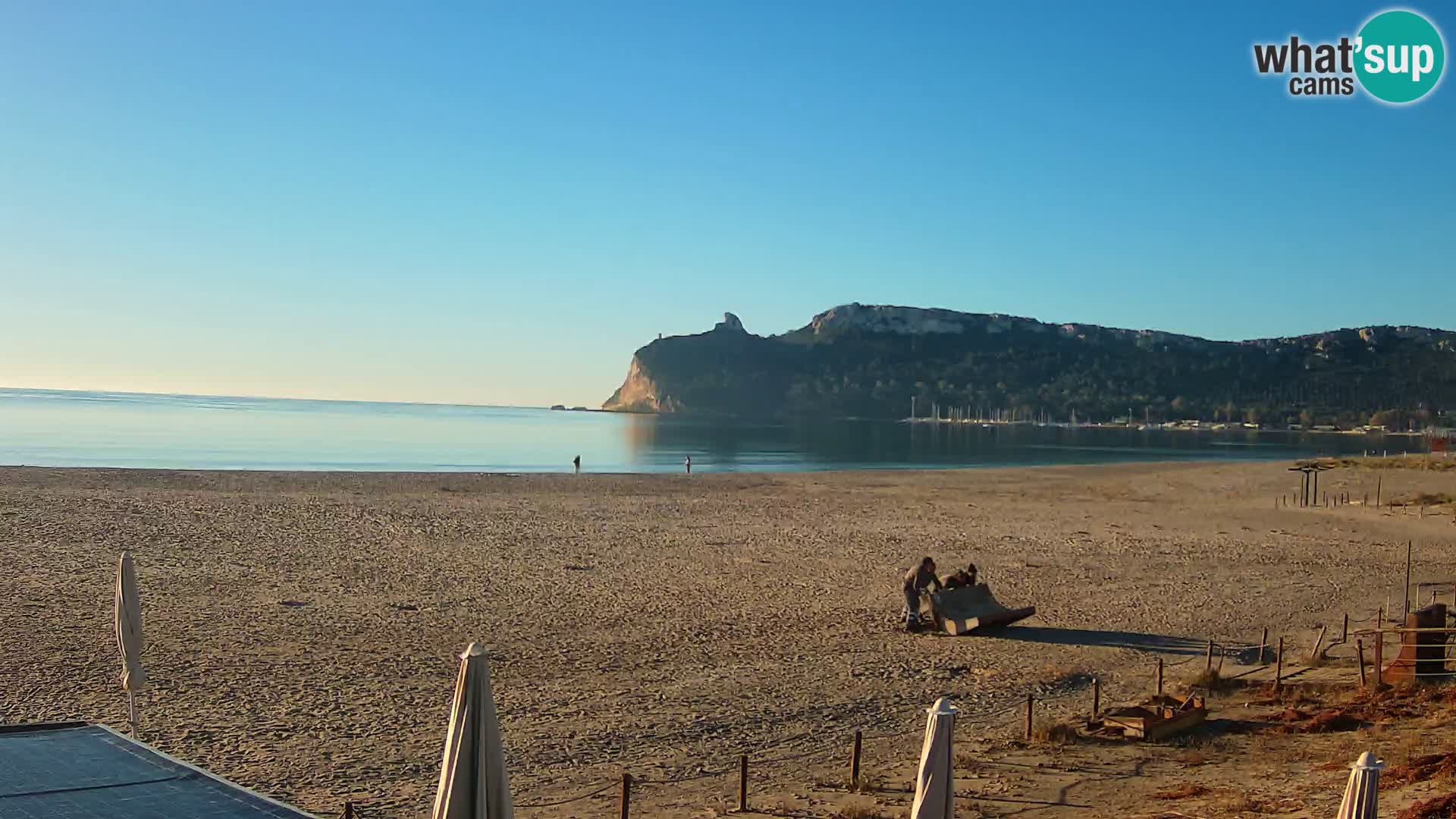 Poetto beach webcam | Cagliari | Sardinija
