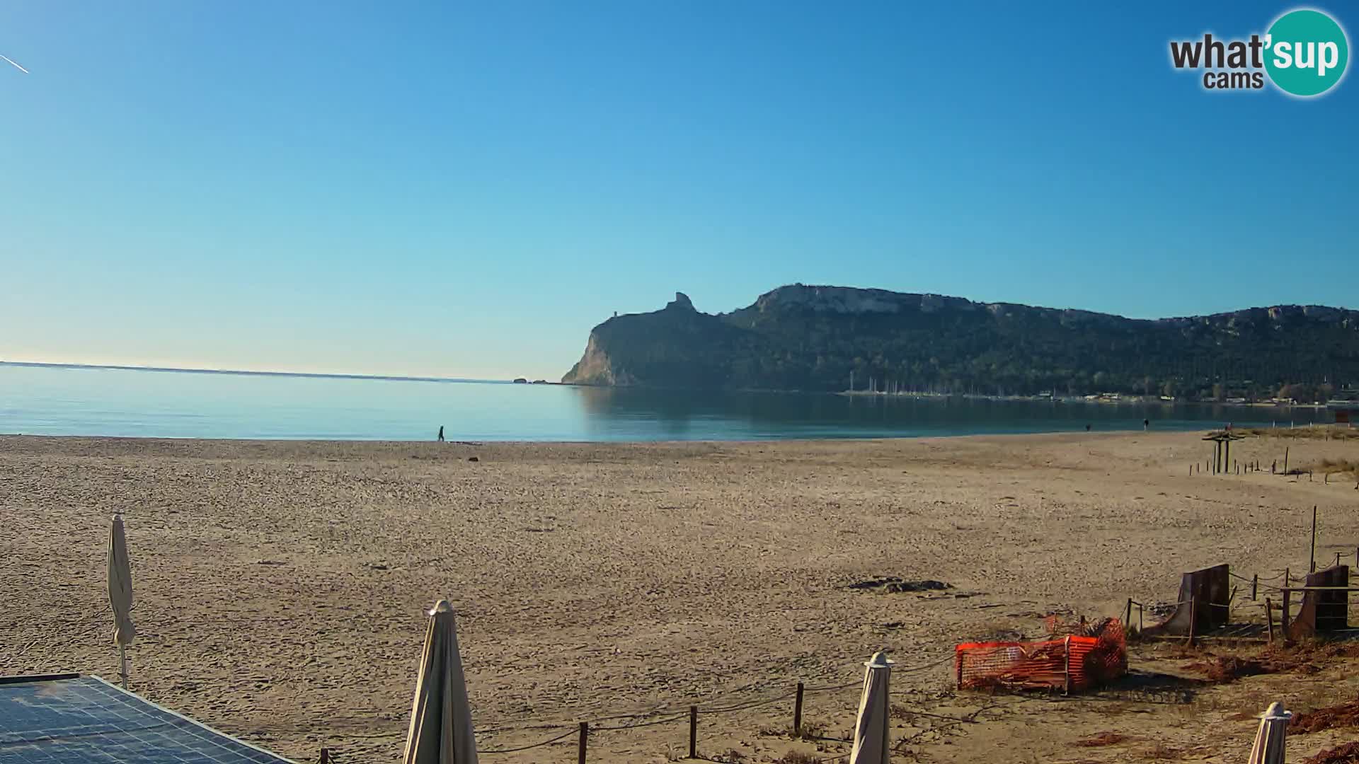 Poetto beach webcam | Cagliari | Sardinija