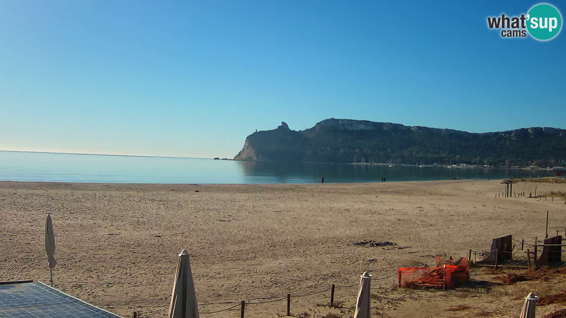 Poetto beach webcam | Cagliari | Sardinija