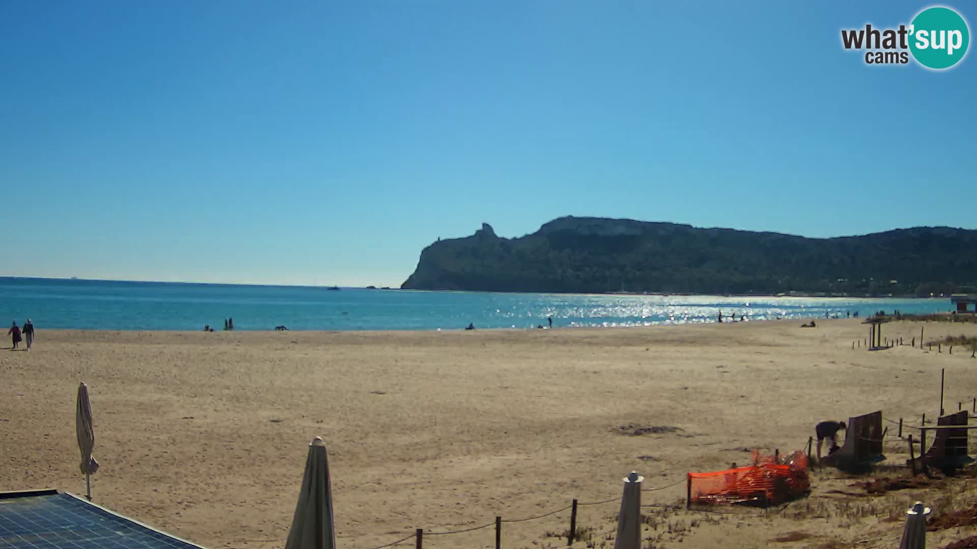 Poetto Strand Webcam | Cagliari | Sardinien