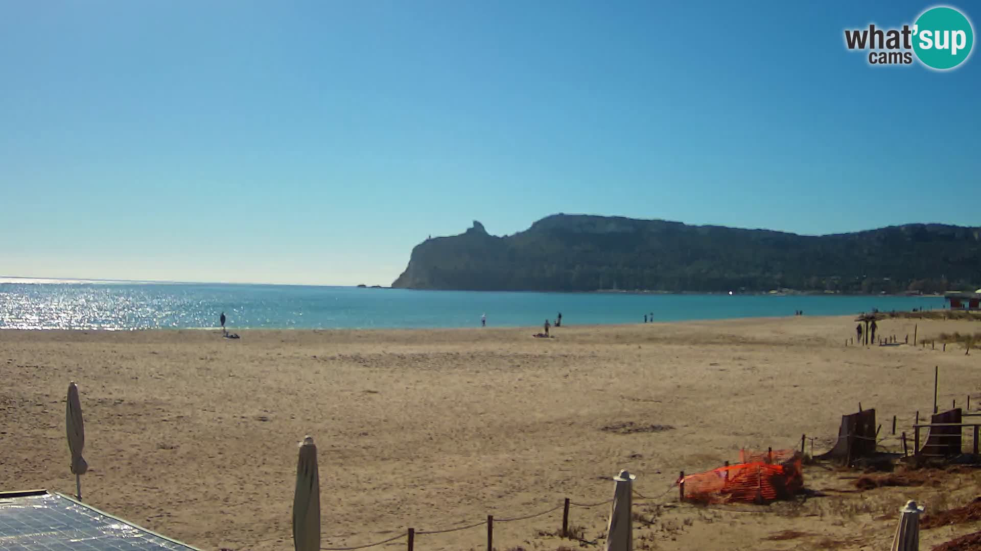 Poetto beach webcam | Cagliari | Sardinija